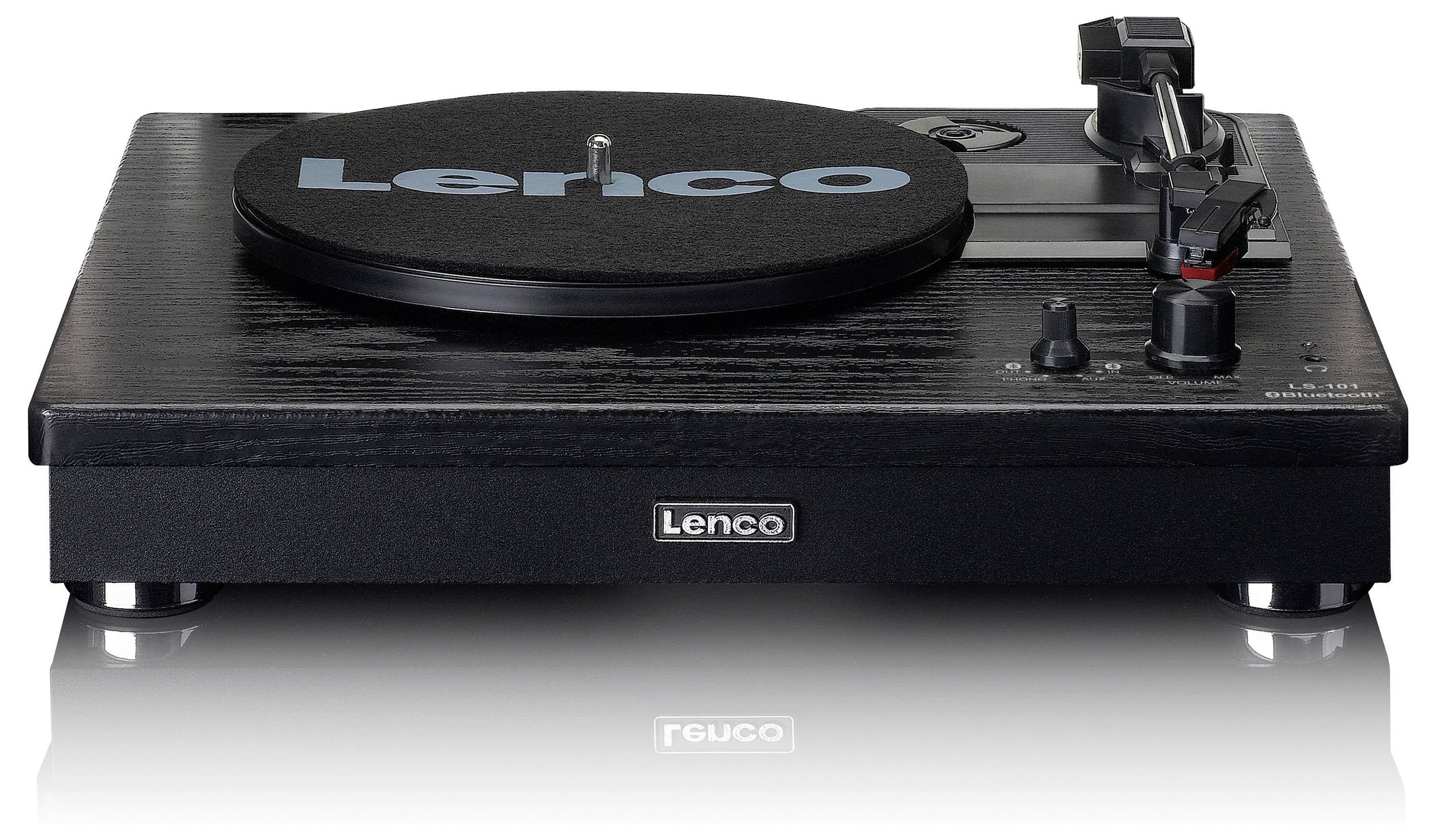 Lenco LS-101BK Platine entraînement par courroie noir