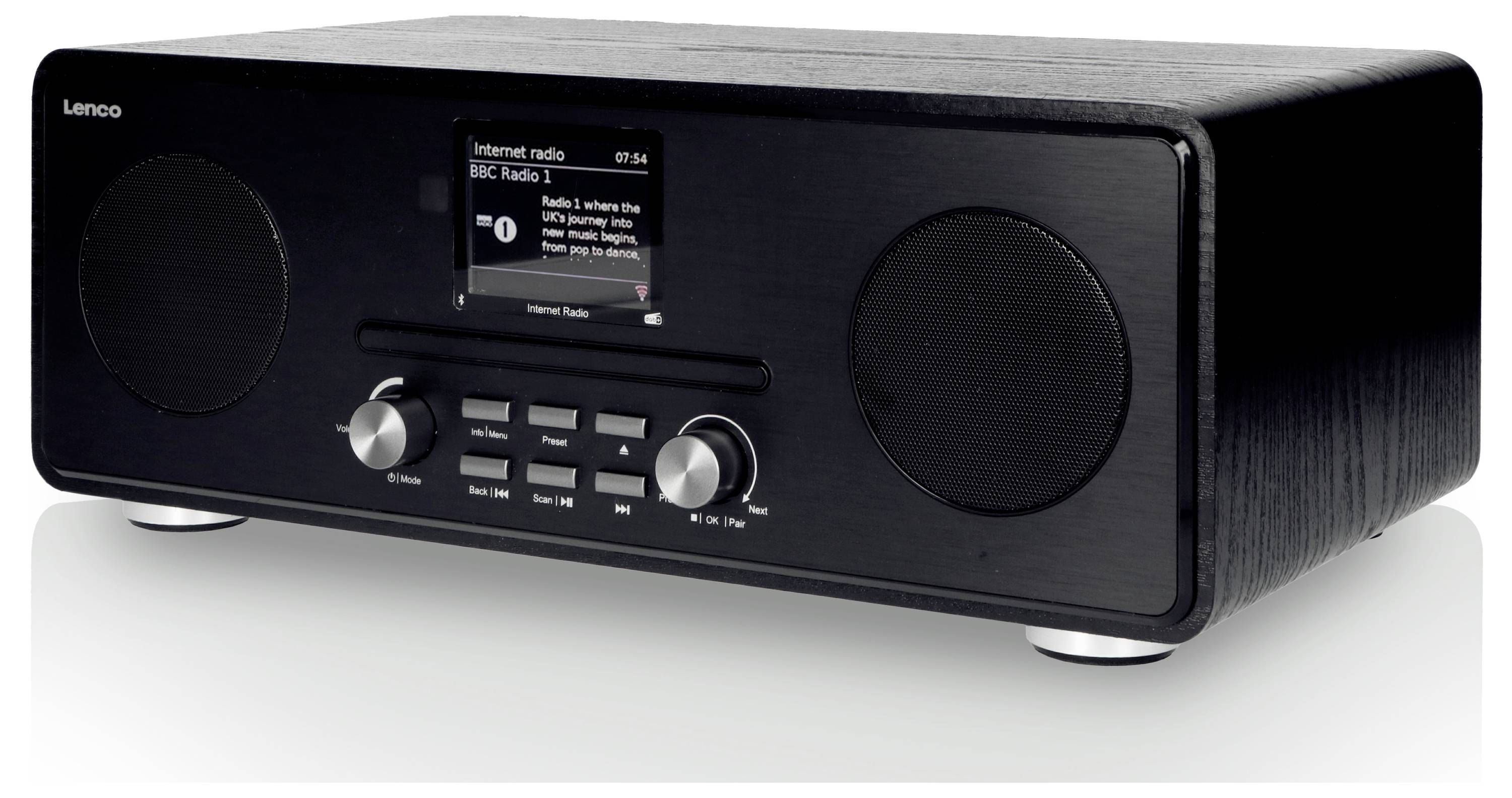 Lenco DIR-260BK Radio Internet portative noir