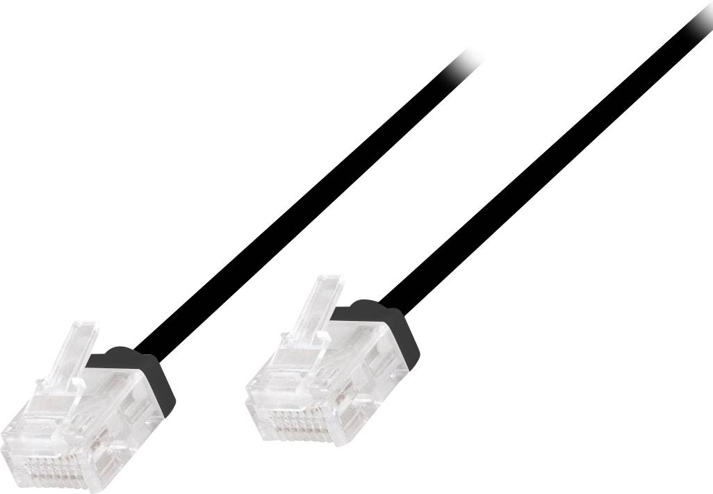 Deux câbles Ethernet avec connecteurs RJ-45 qui se déploient en parallèle.