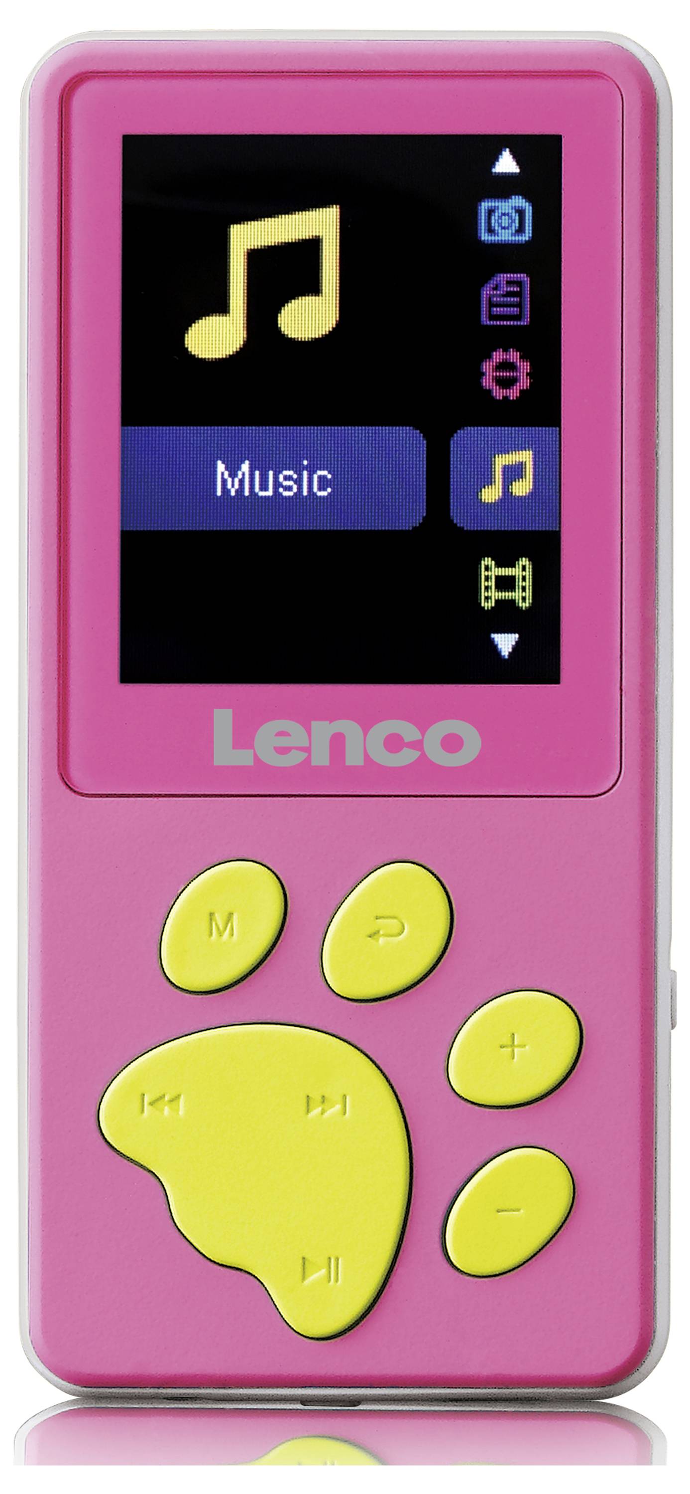 Lecteur CD portable Lenco Xemio-560PK rose