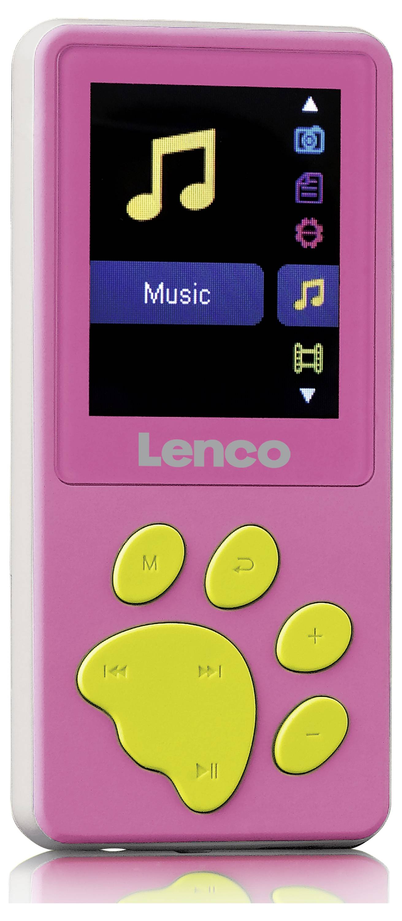 Lecteur CD portable Lenco Xemio-560PK rose