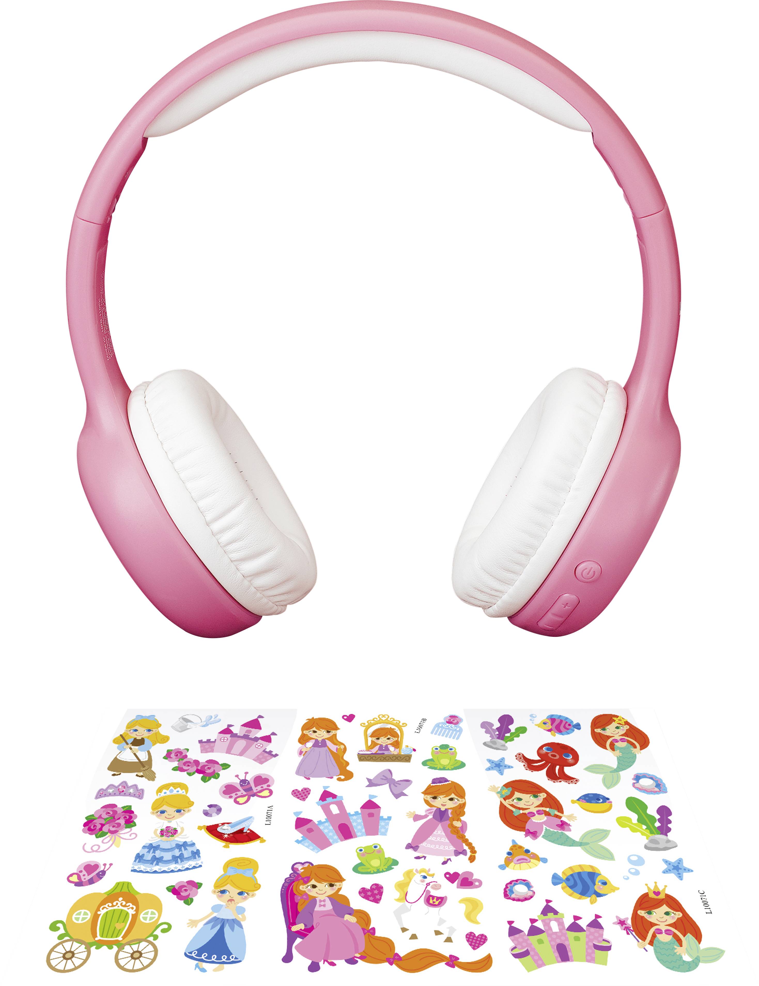 Lenco HPB-110PK Casque supra-auriculaire rose
