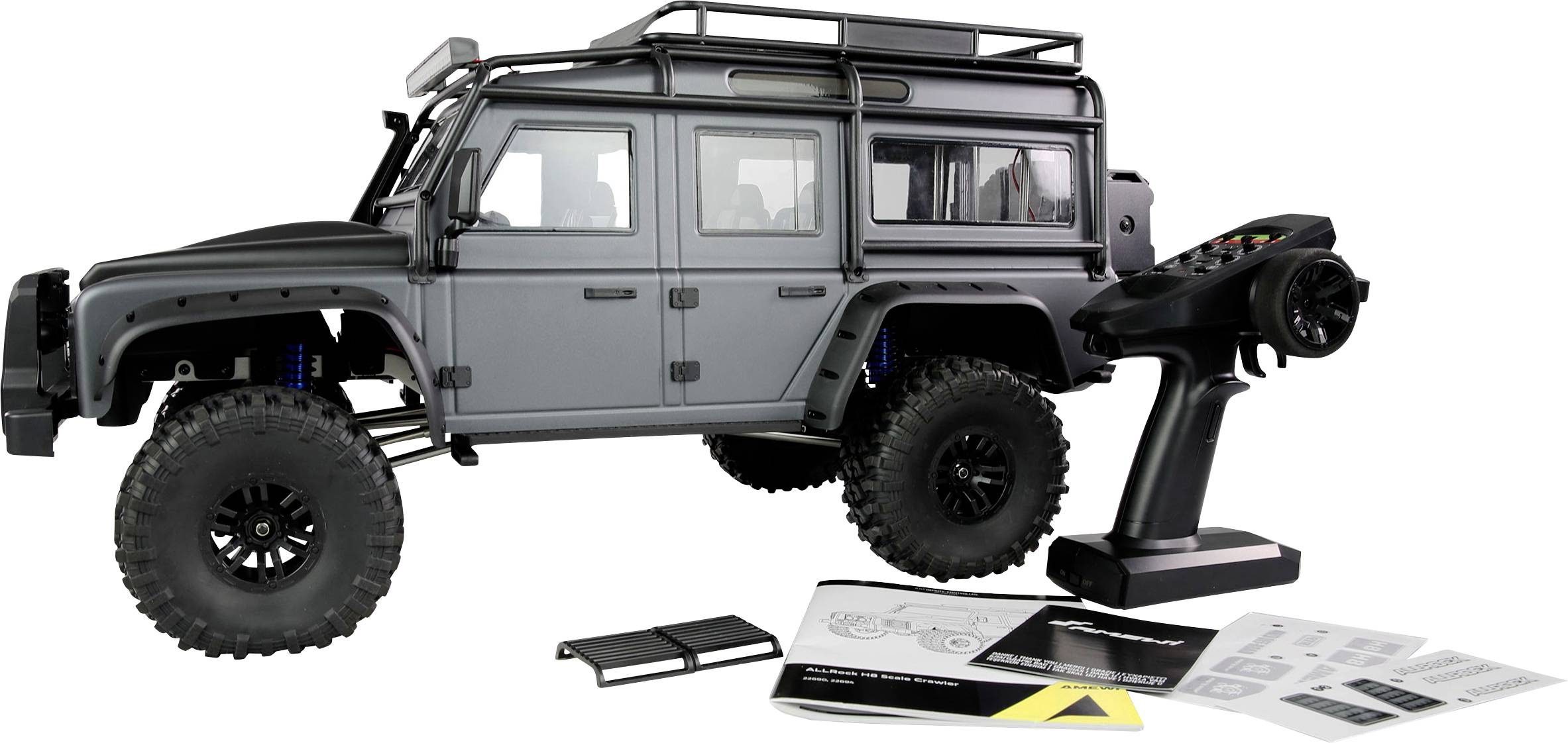 Amewi ALLRock H8 Scale brushless 1:8 Auto RC électrique Crawler 4 roues motrices (4WD) prêt à fonctionner (RtR) 2,4 GHz