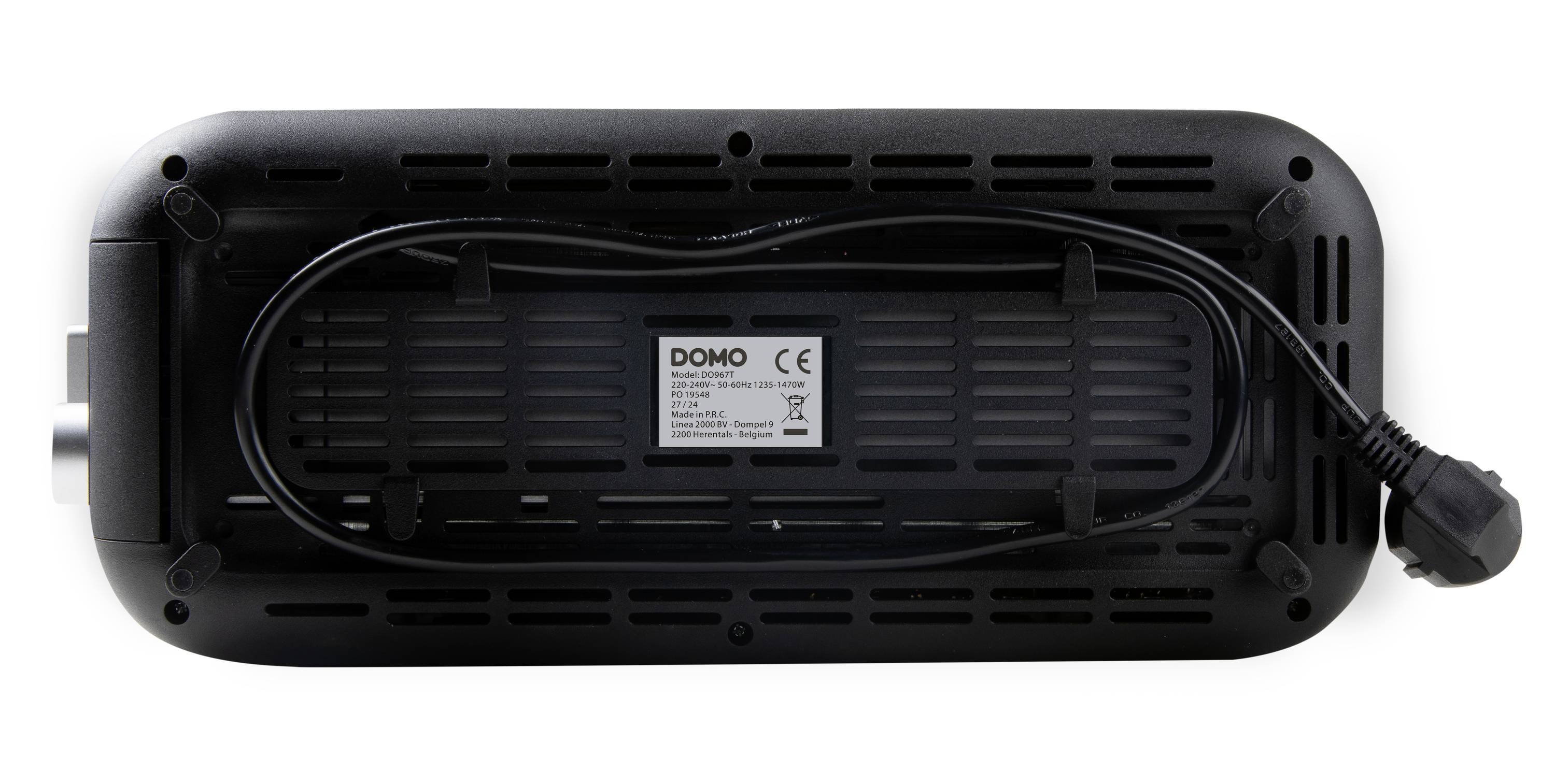 DOMO TOASTER 2 Schlitze für 4 Toasts Grille-pain