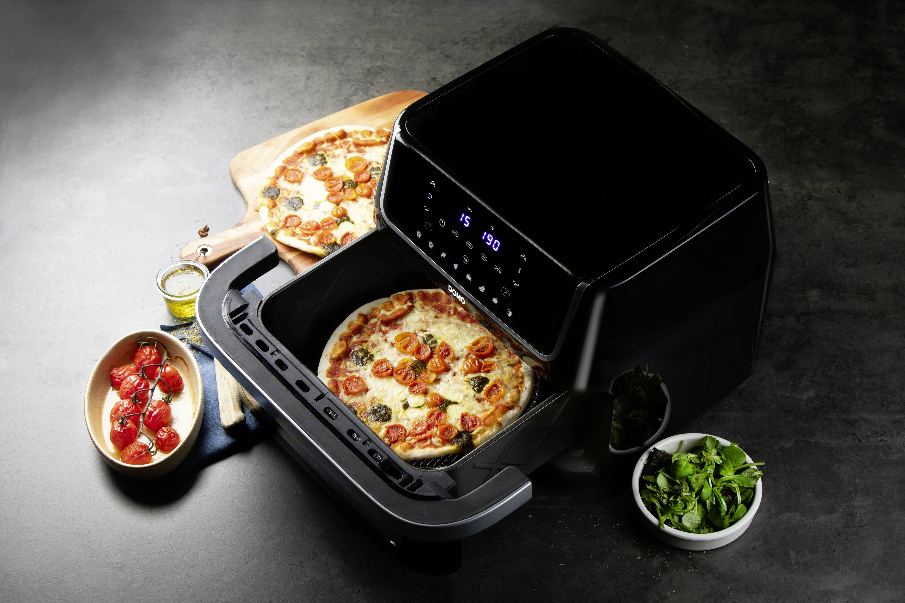 DOMO Heißluft-Fritteuse 10L Friteuse 10 l