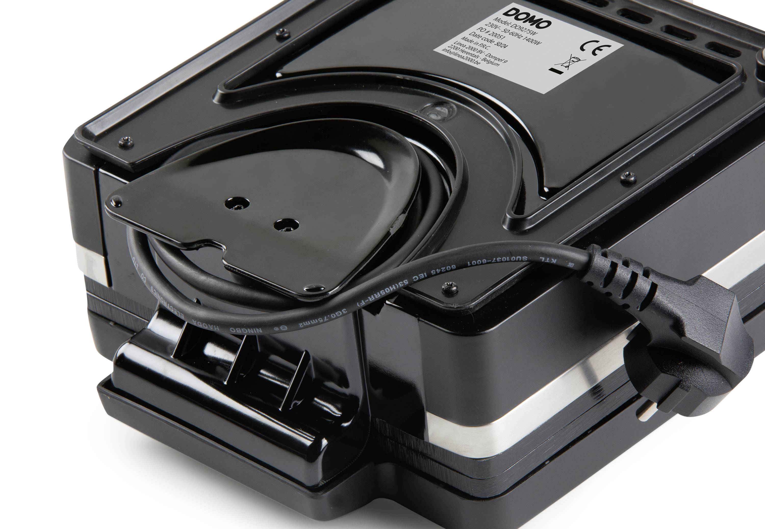 DOMO WAFFELEISEN – INKY BLACK Gaufrier noir