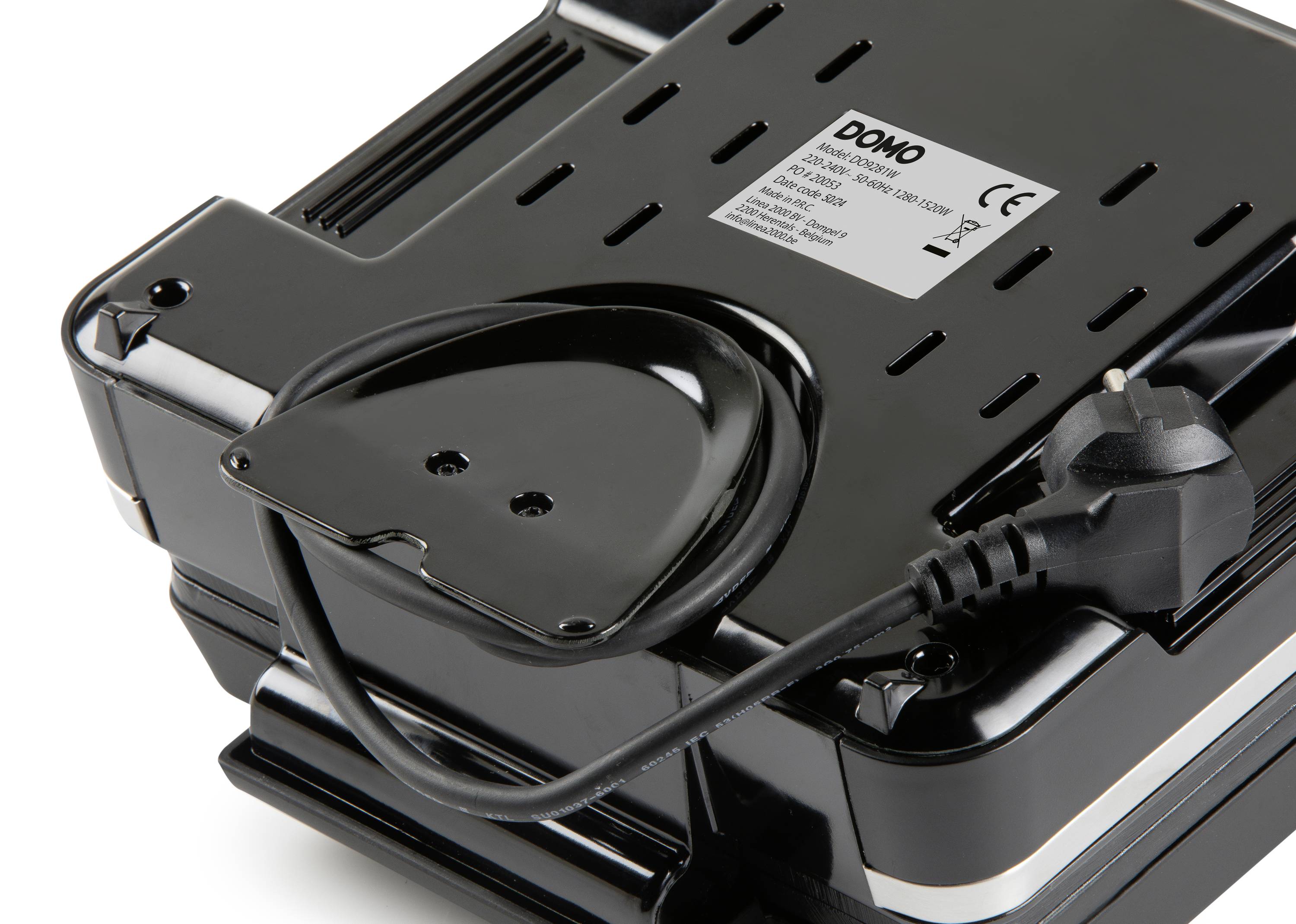 DOMO WAFFELEISEN – INKY BLACK Gaufrier noir