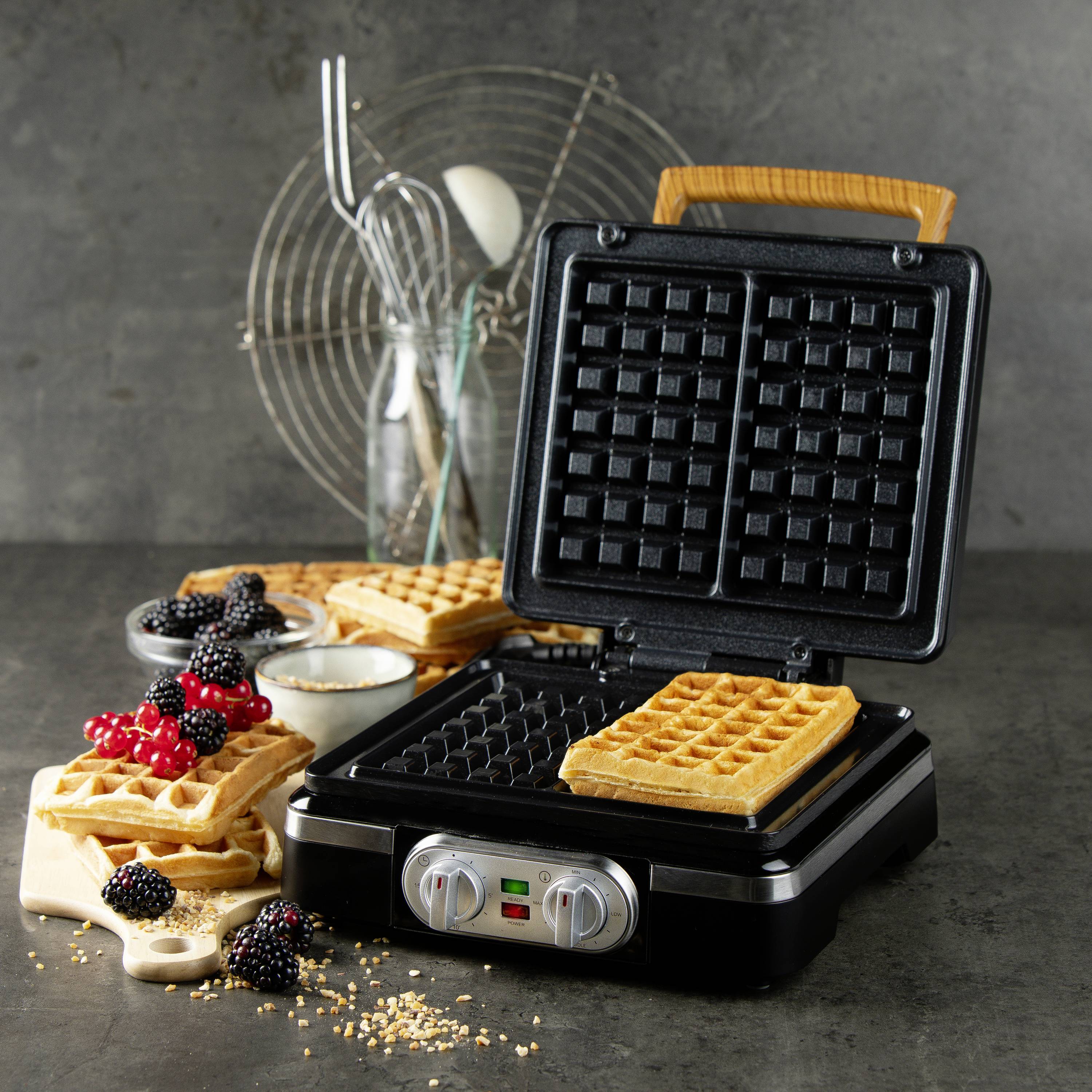 DOMO WAFFELEISEN – INKY BLACK Gaufrier noir