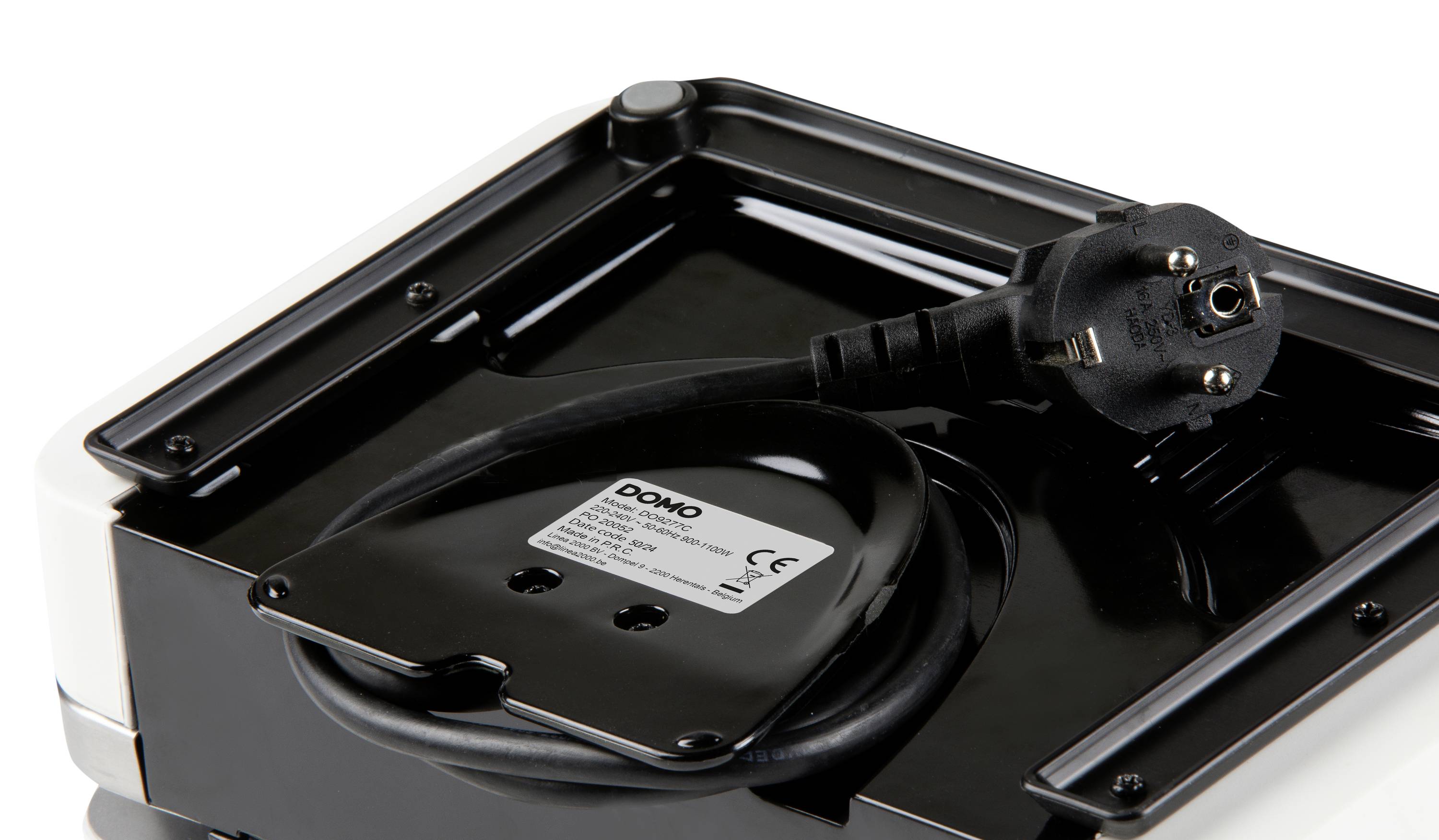 DOMO SANDWICH-WAFFEL-GRILL 3-IN-1 POWDER WHITE Machine à croque-monsieur blanc