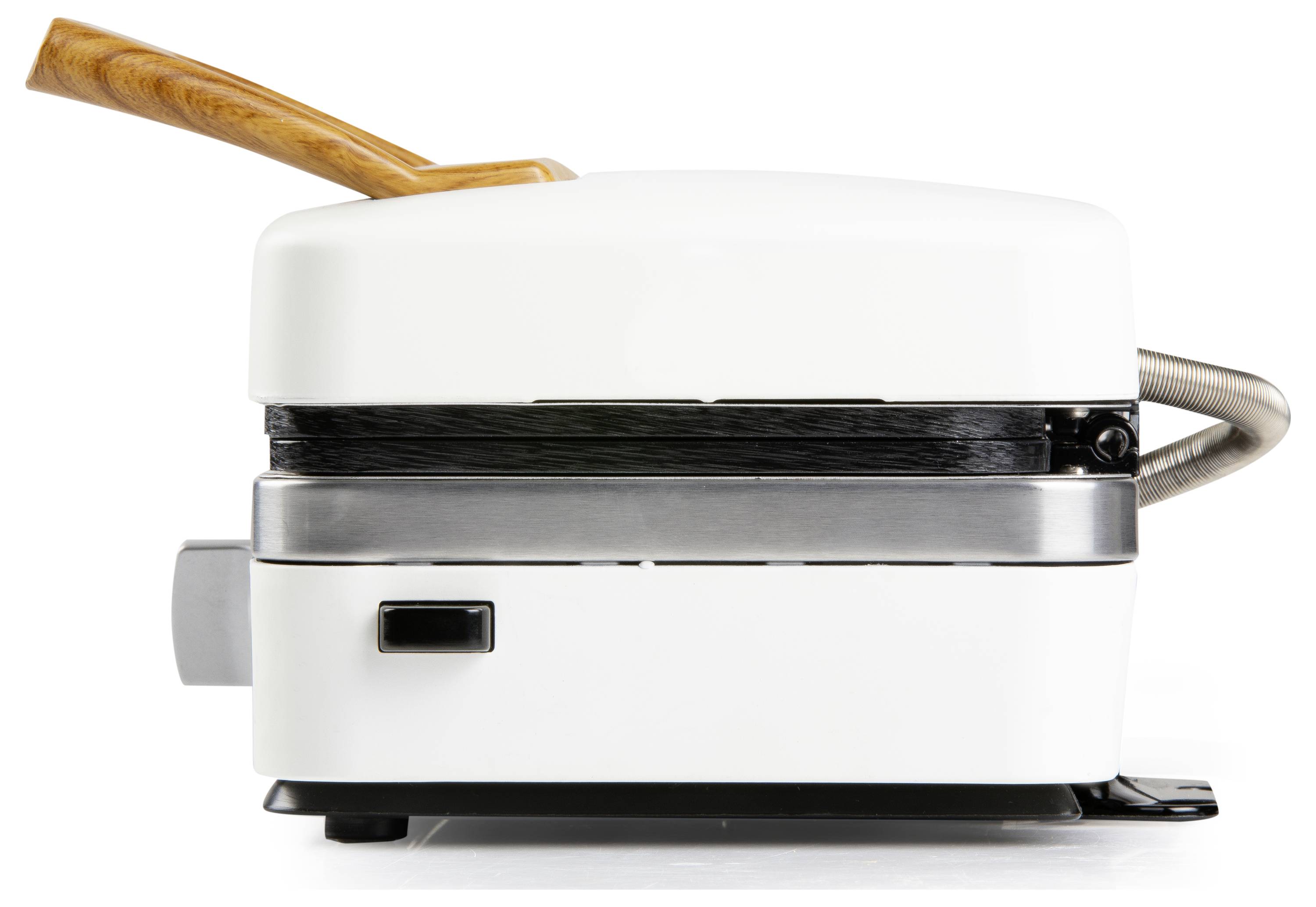 DOMO SANDWICH-WAFFEL-GRILL 3-IN-1 POWDER WHITE Machine à croque-monsieur blanc