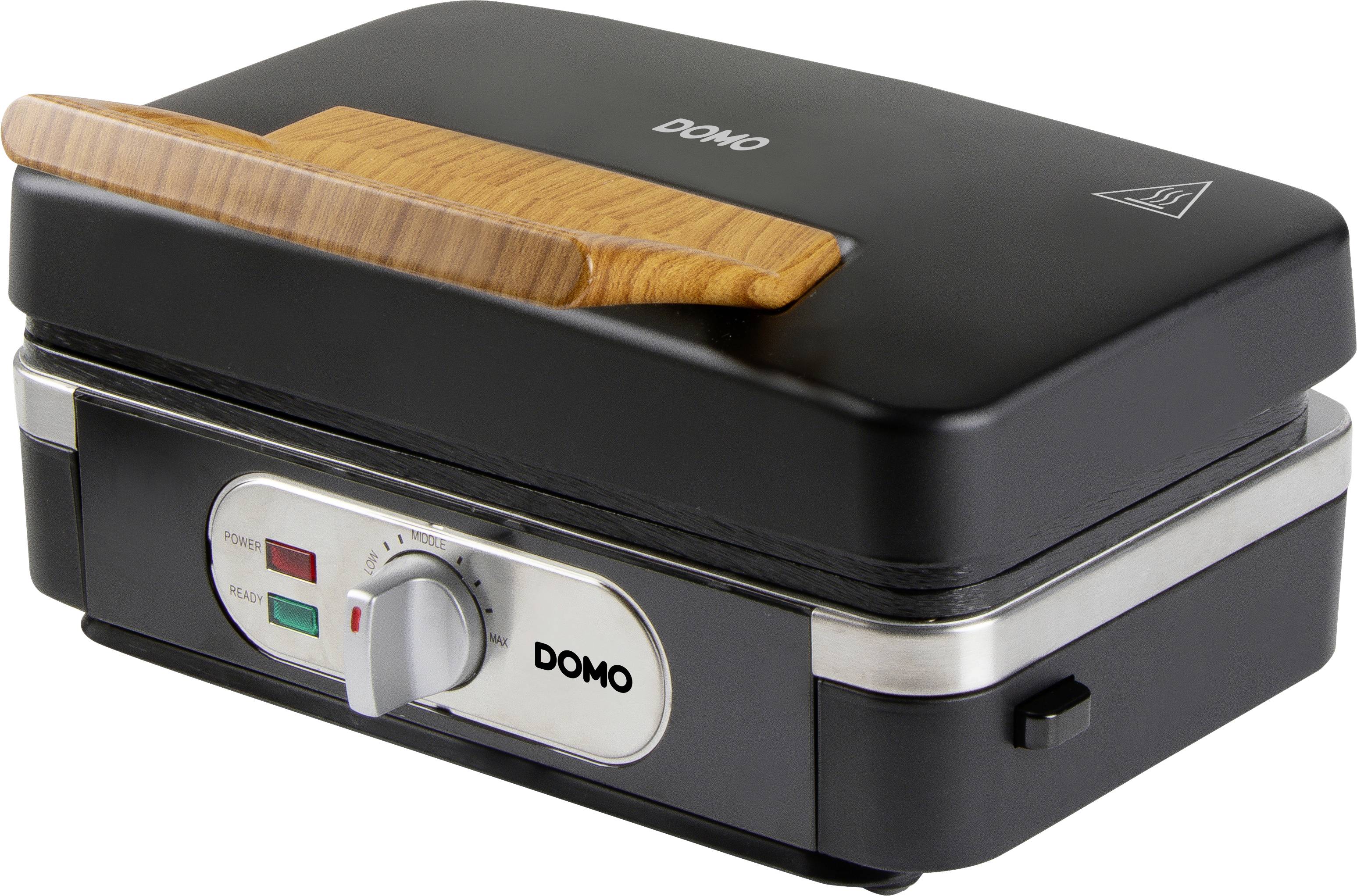 DOMO SANDWICH-WAFFEL-GRILL 3-IN-1 INKY BLACK Machine à croque-monsieur noir