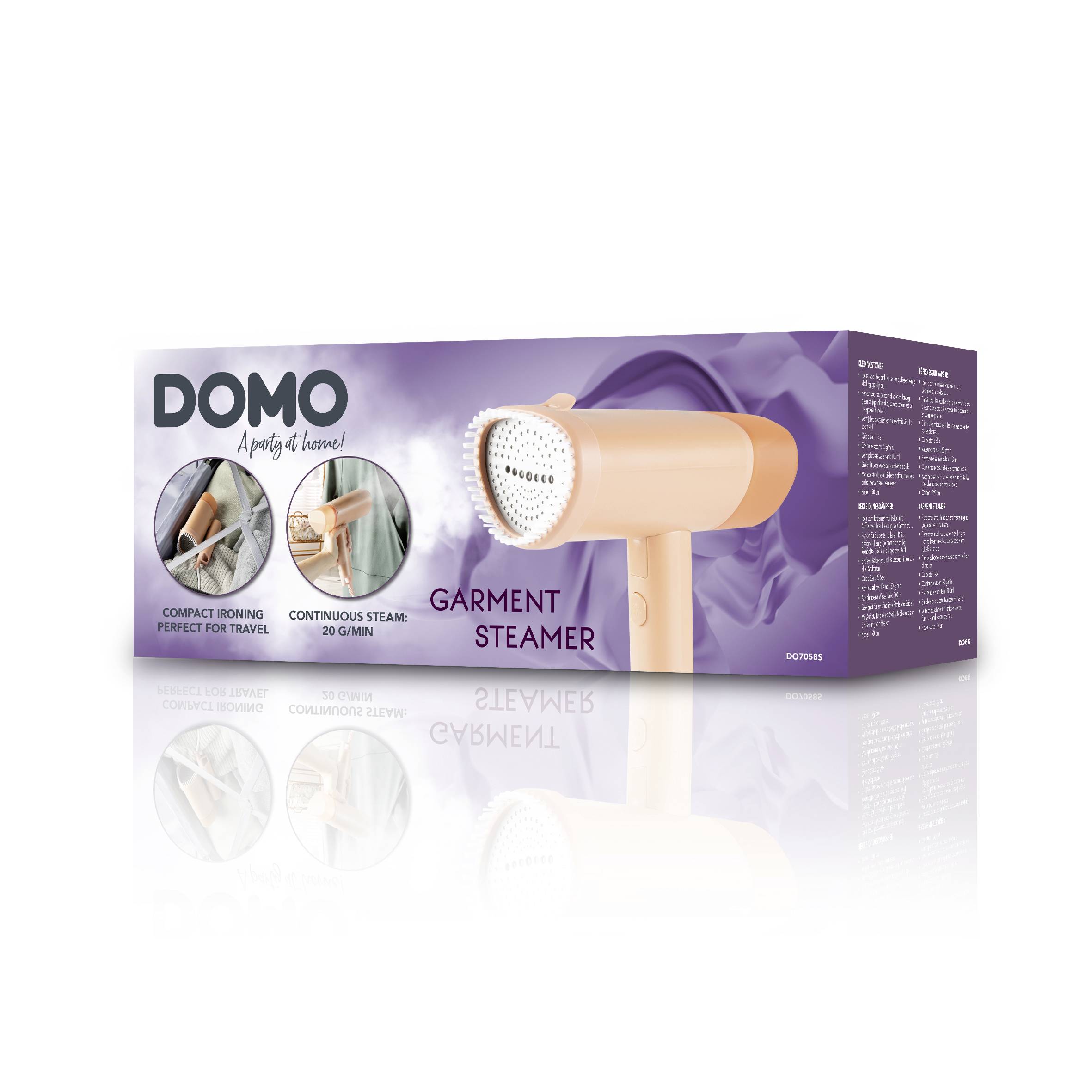 DOMO BEKLEIDUNGSDÄMPFER DO7058S Fer à repasser à vapeur