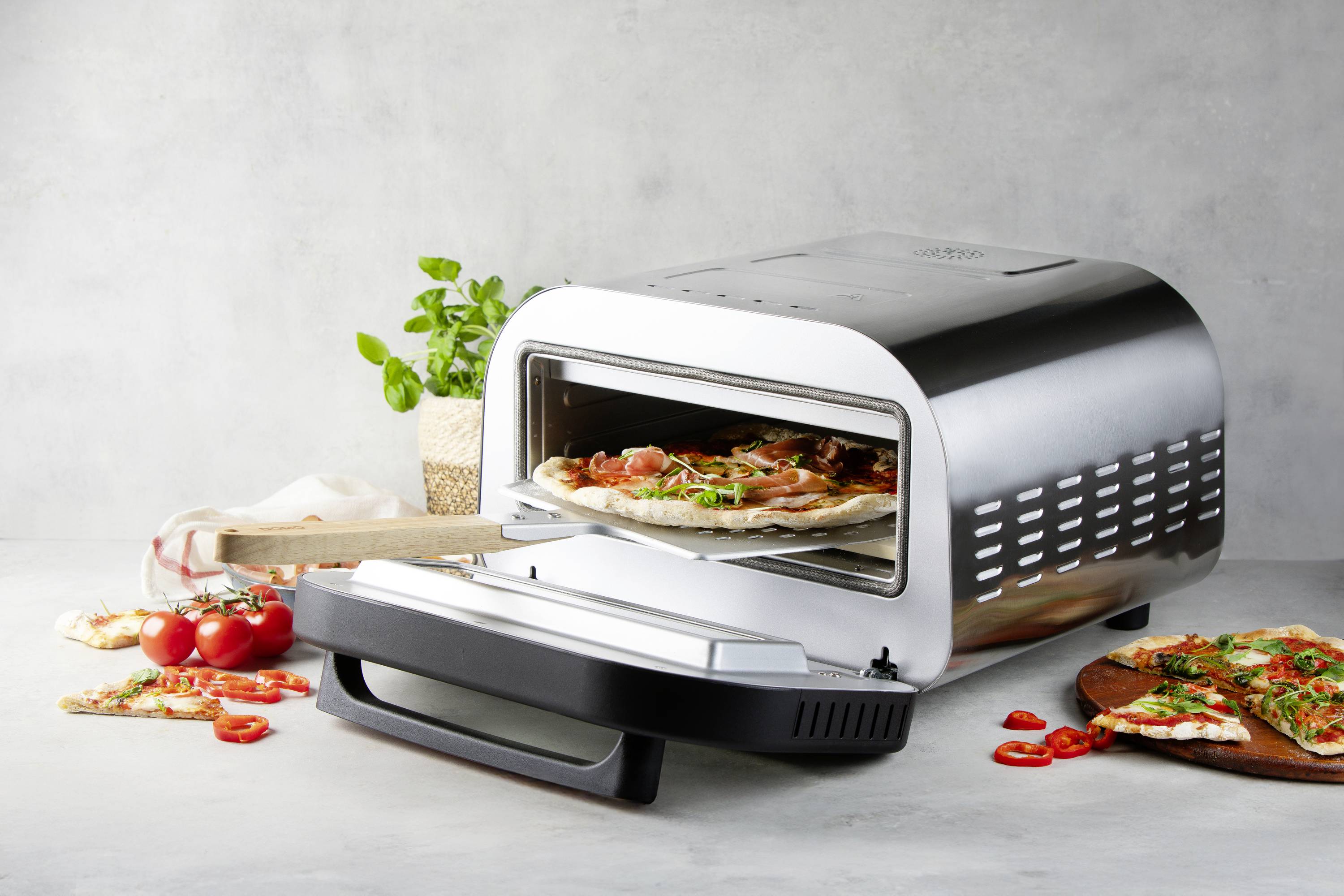 DOMO ELEKTRISCHER PIZZAOFEN “PIZZA GENIUS” Four à pizza