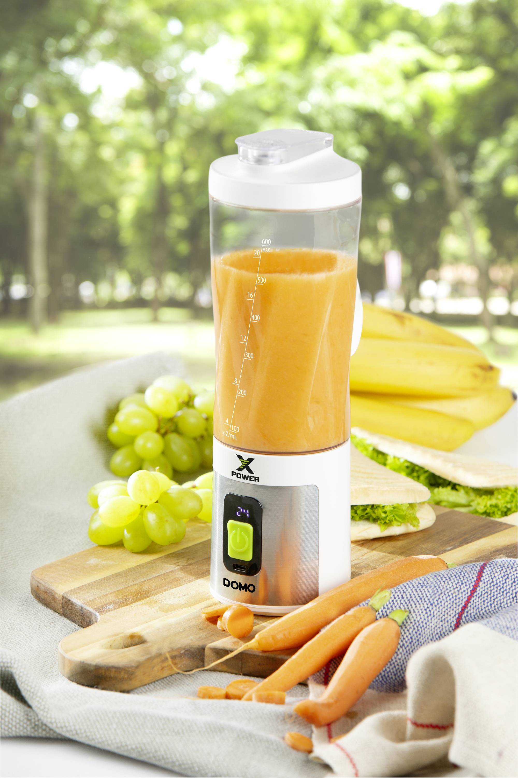 DOMO XPOWER MIXER ZUM MITNEHMEN Mixeur sur pied 120 W