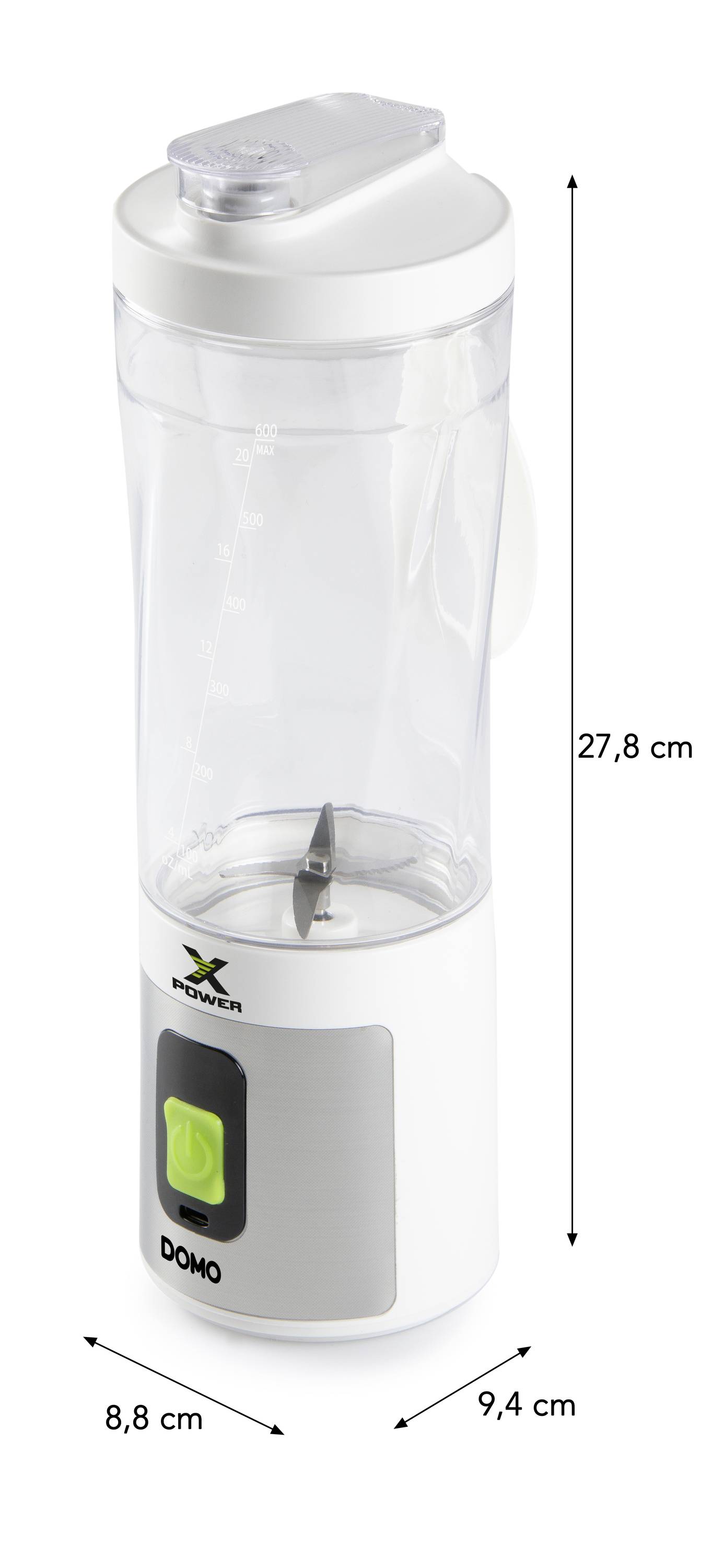 DOMO XPOWER MIXER ZUM MITNEHMEN Mixeur sur pied 120 W