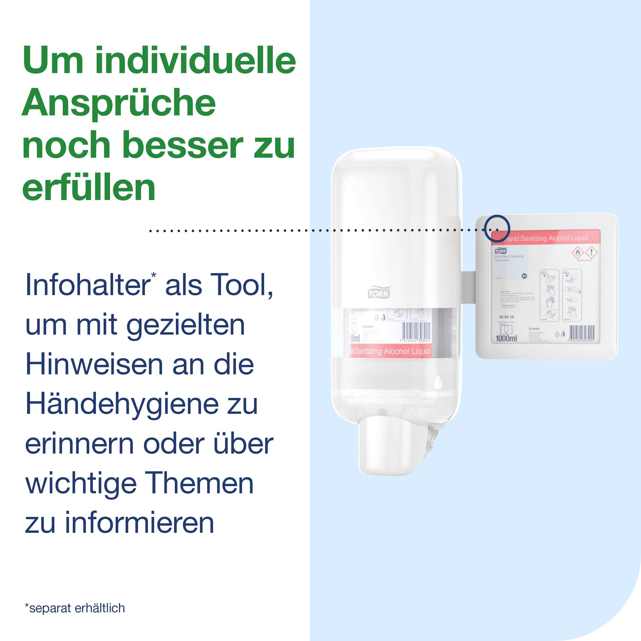 TORK S4 564500 Distributeur de savon blanc