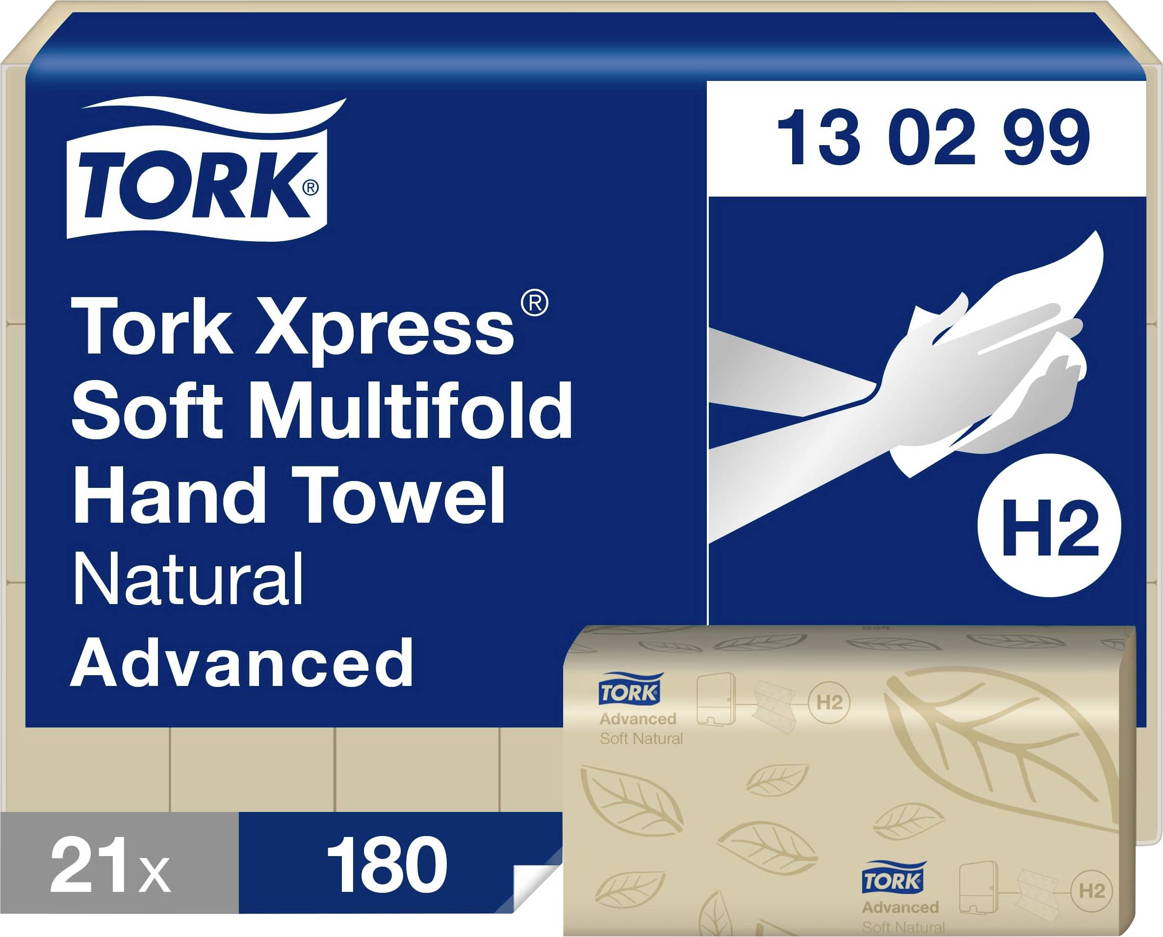 TORK 130299 Xpress Multifold Essuie-main en papier blanc 21 pc(s)