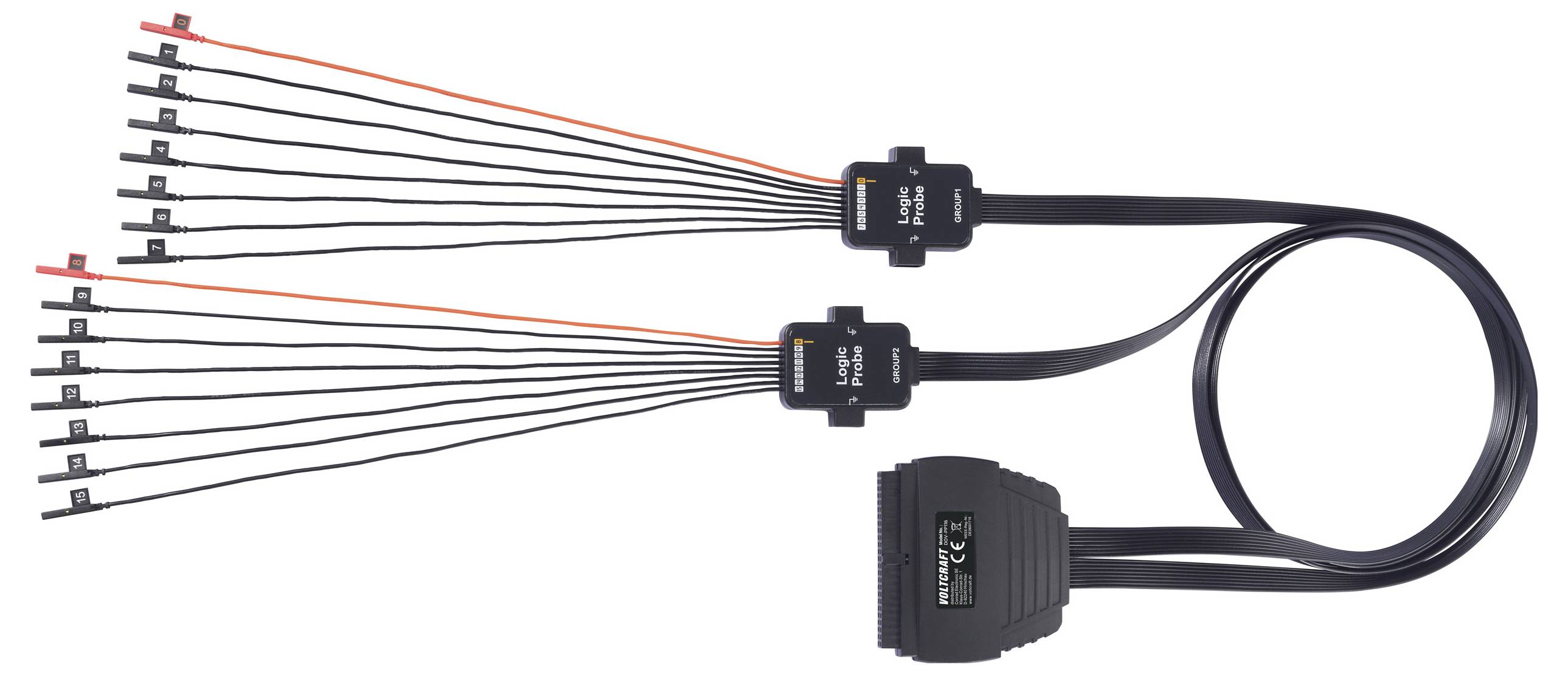 VOLTCRAFT DOV-PP116 Jeu de pointes de touche logiques 200 MHz