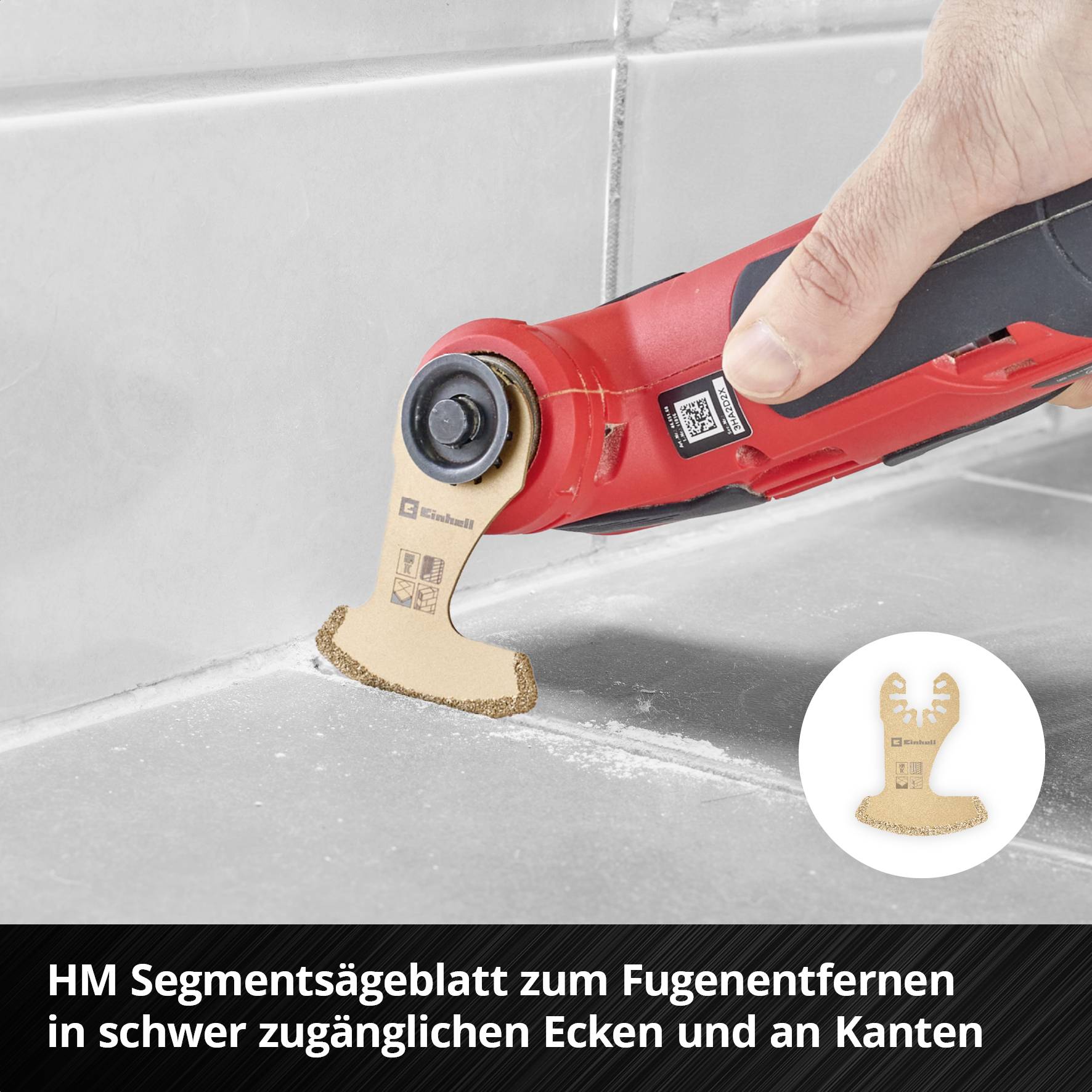 Einhell 708110 XLPLUS-CASE HCS, HM Set outils multifonction 1 set