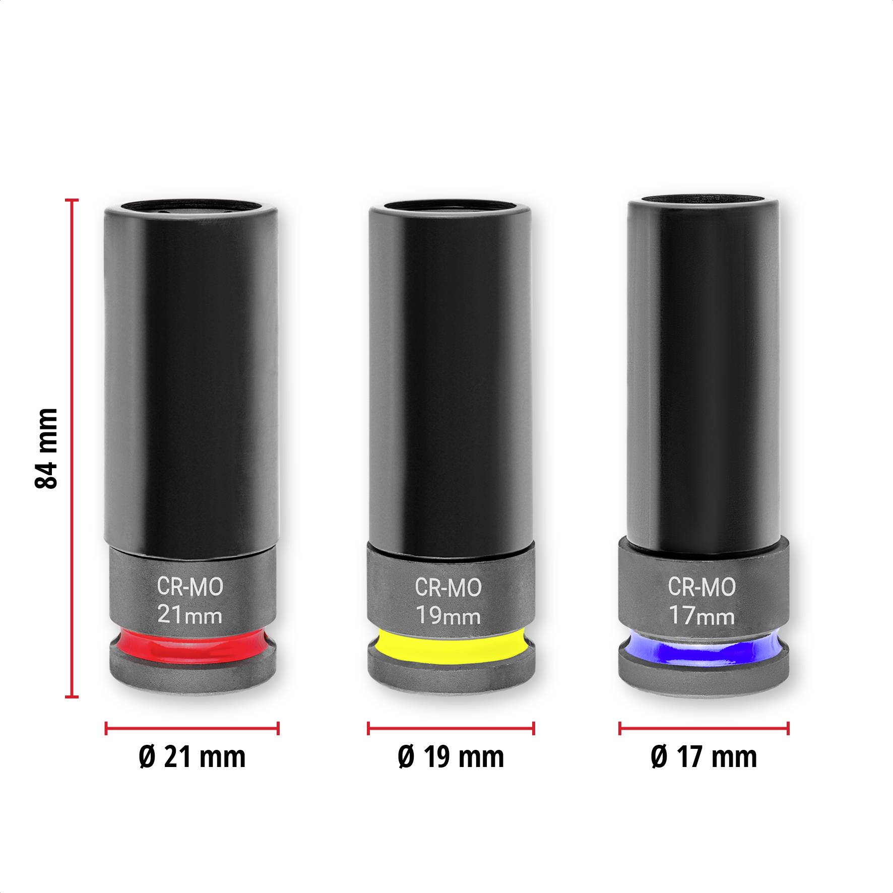 Einhell Impact Set d'embouts et clés à douille 1/2" 109263