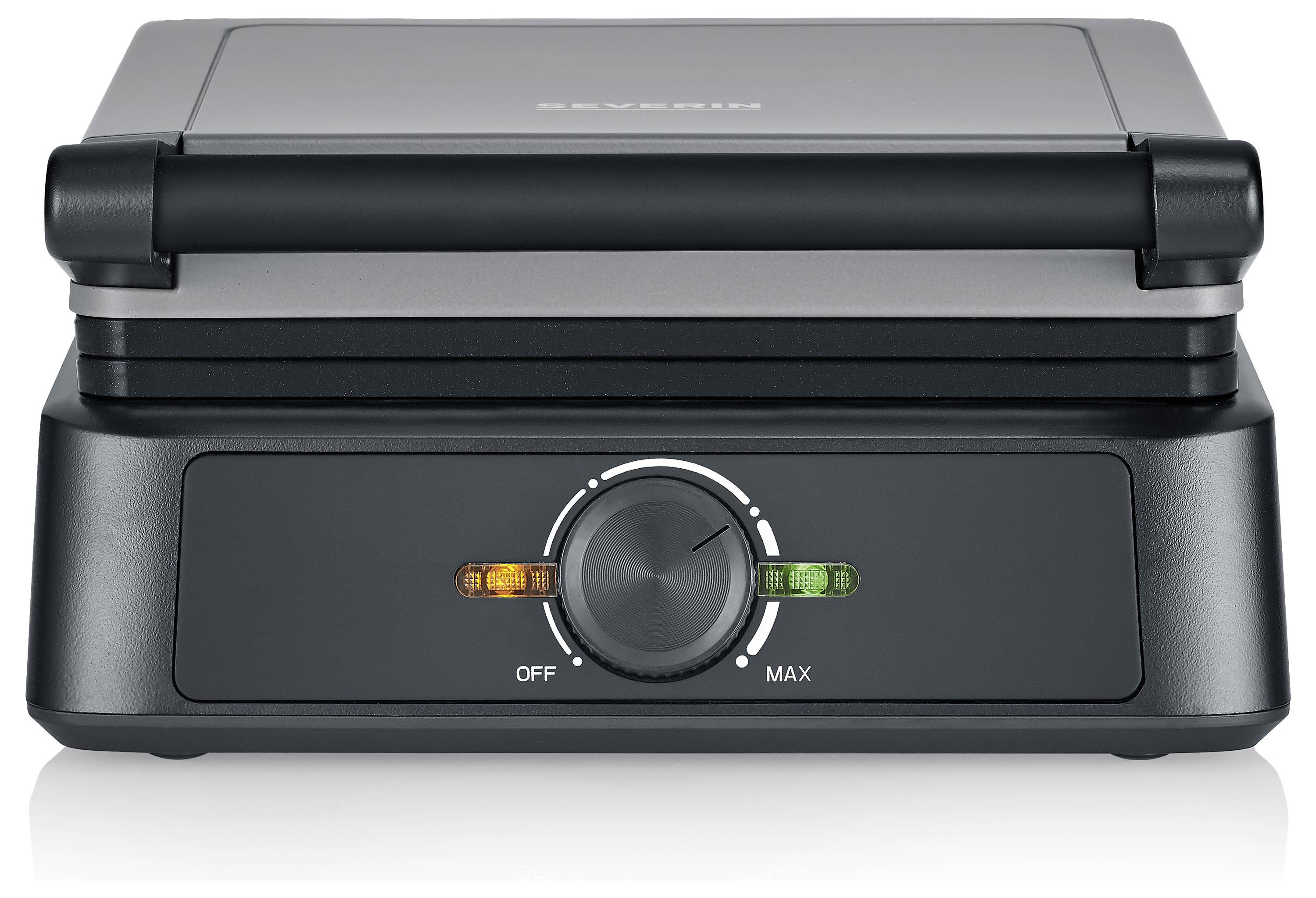 Severin WA 2125 Gaufrier voyant lumineux noir, anthracite