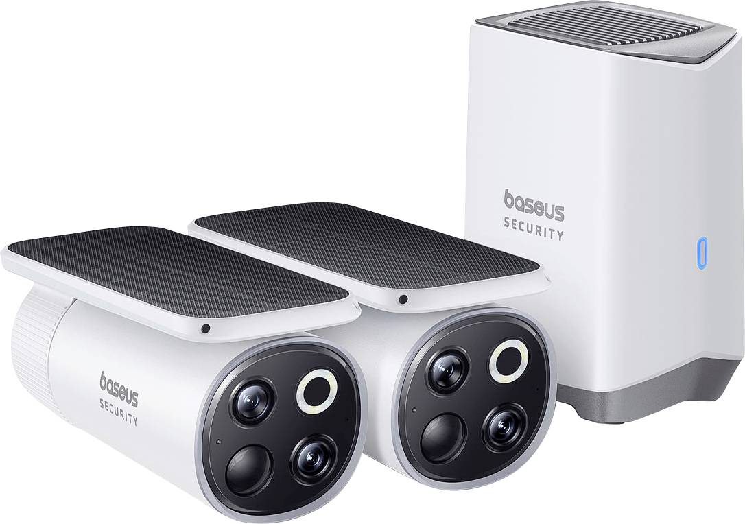 Baseus S1 Pro Outdoor Dual 3K 2-Cam Kit S0TX002131 IP-Set pour caméra de surveillanceset de 22304 x 1296 pixels