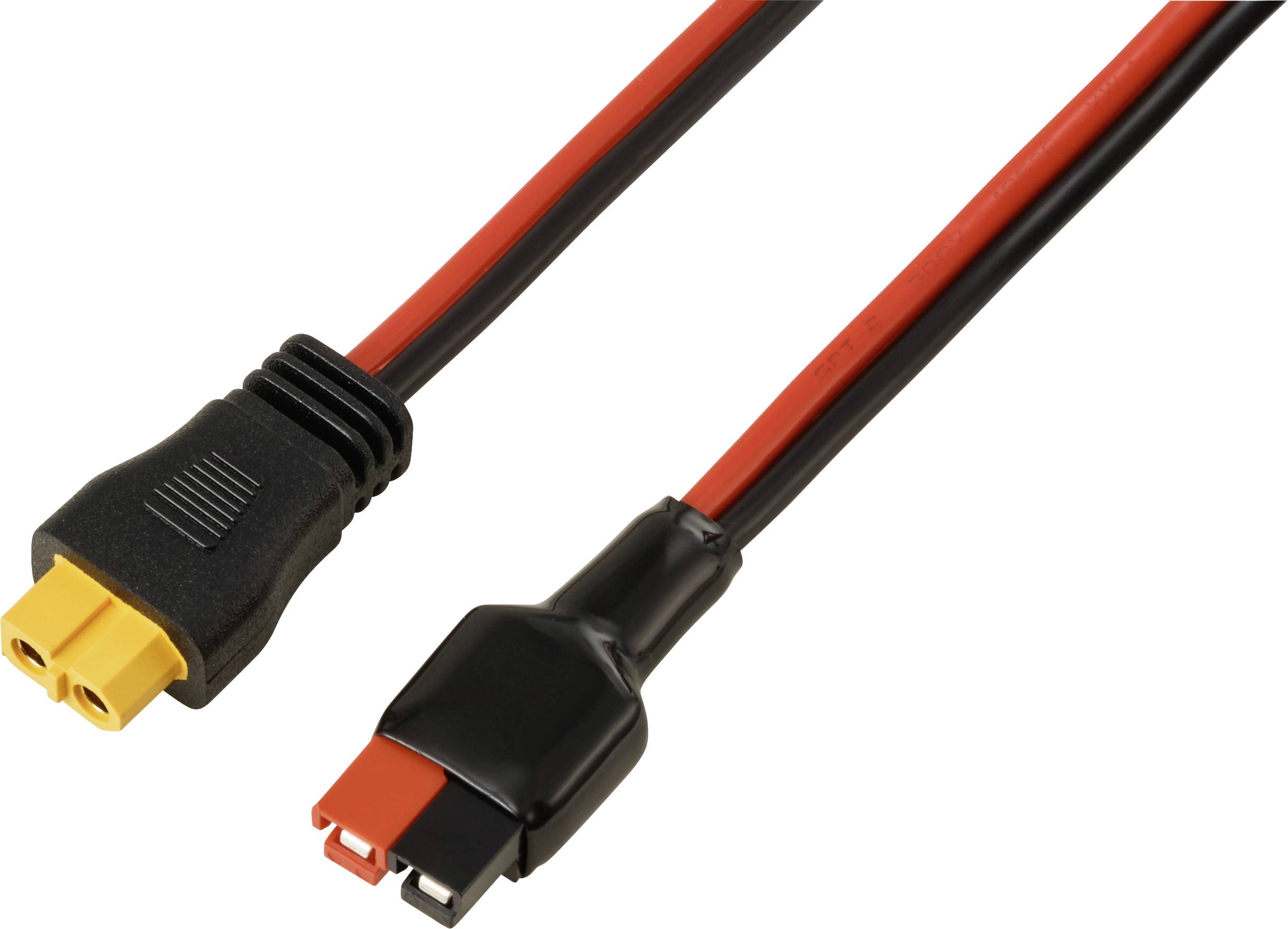 30 A connexion de la batterie au câble XT60 0,5 M. TC-13619312 noir, rouge TRU COMPONENTS Contenu: 1 pc(s)