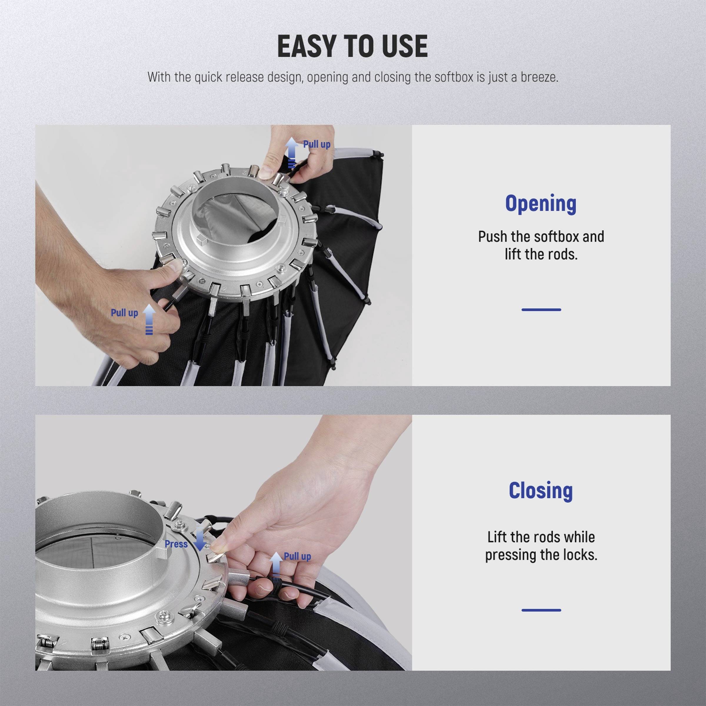 Neewer SF85Q Torche vidéo LED