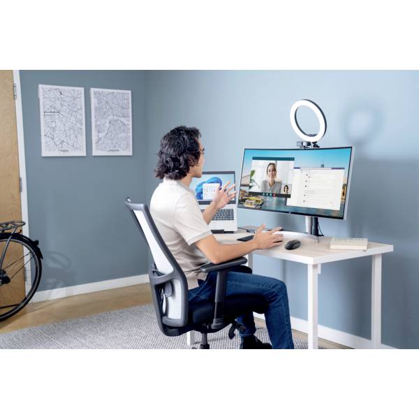 Webcam Full HD Kensington microphone, cache intégré