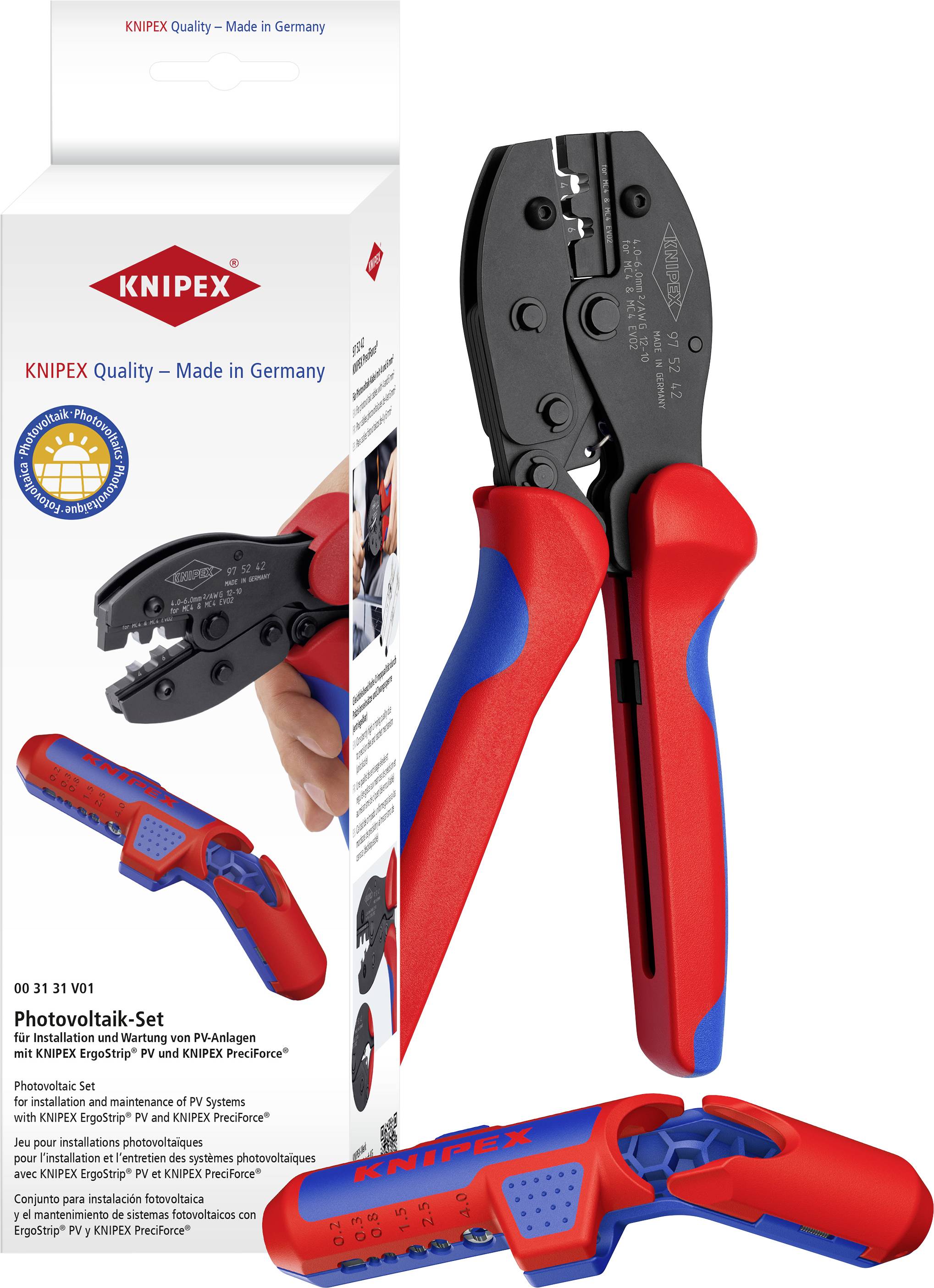 Knipex 00 31 31 V01 SB Jeu d'outils à dénuder