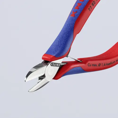 Knipex 77 82 130 pour l'électronique et la mécanique de précision Pince coupante diagonale 130 mm Knipex 77 82 130 pour l'électronique et la mécanique de précision Pince coupante diagonale 130 mm
