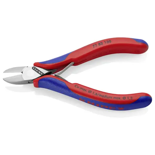 Knipex 77 82 130 pour l'électronique et la mécanique de précision Pince coupante diagonale 130 mm Knipex 77 82 130 pour l'électronique et la mécanique de précision Pince coupante diagonale 130 mm