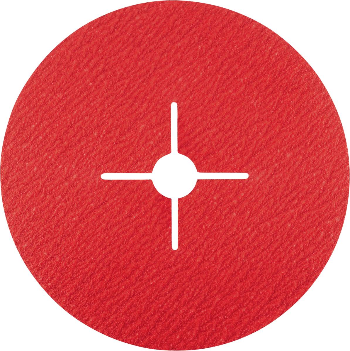 Cercle rouge avec une croix de visée blanche au centre.