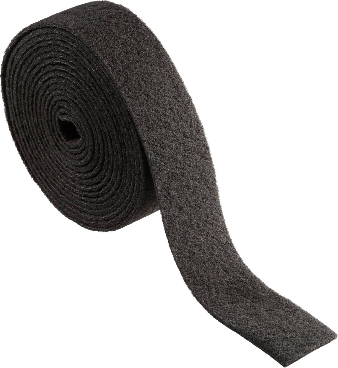 Un rouleau de feutre noir.