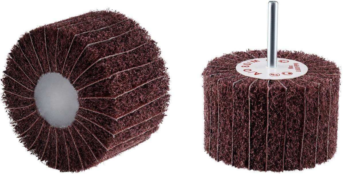 Rhodius 305334 Rhodius VSK, 10 meuleuses non-tissés 80 x 50 x 6,0 mm, A80, Medium, Topline, pour acier inoxydable, acier, métaux