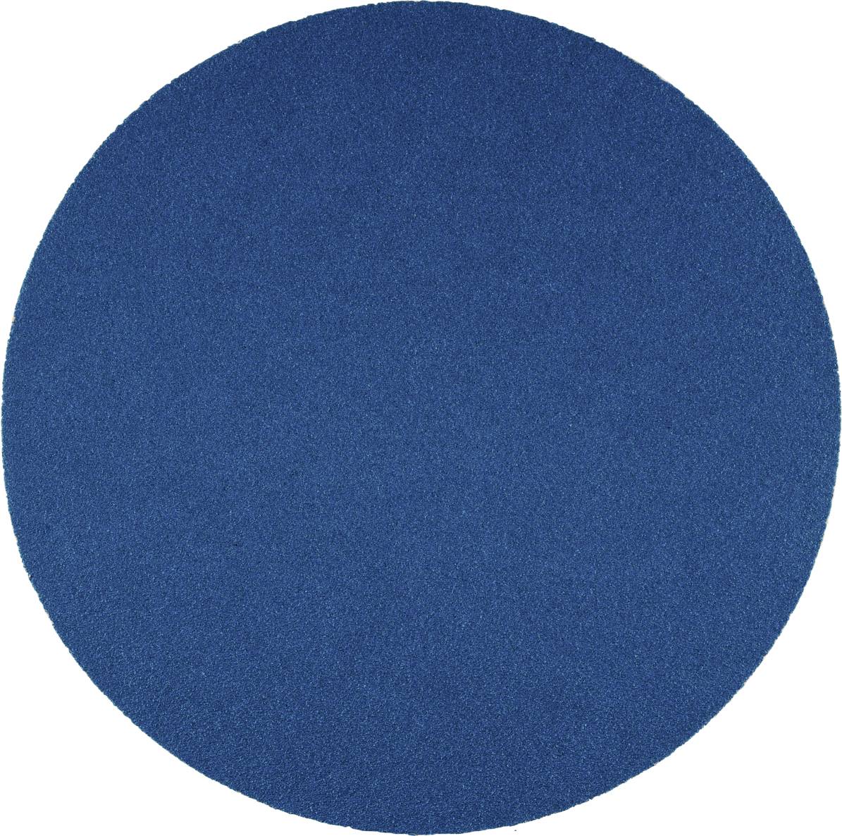 Un cercle avec une surface bleue, uniformément coloré et sans motifs ou textures visibles.