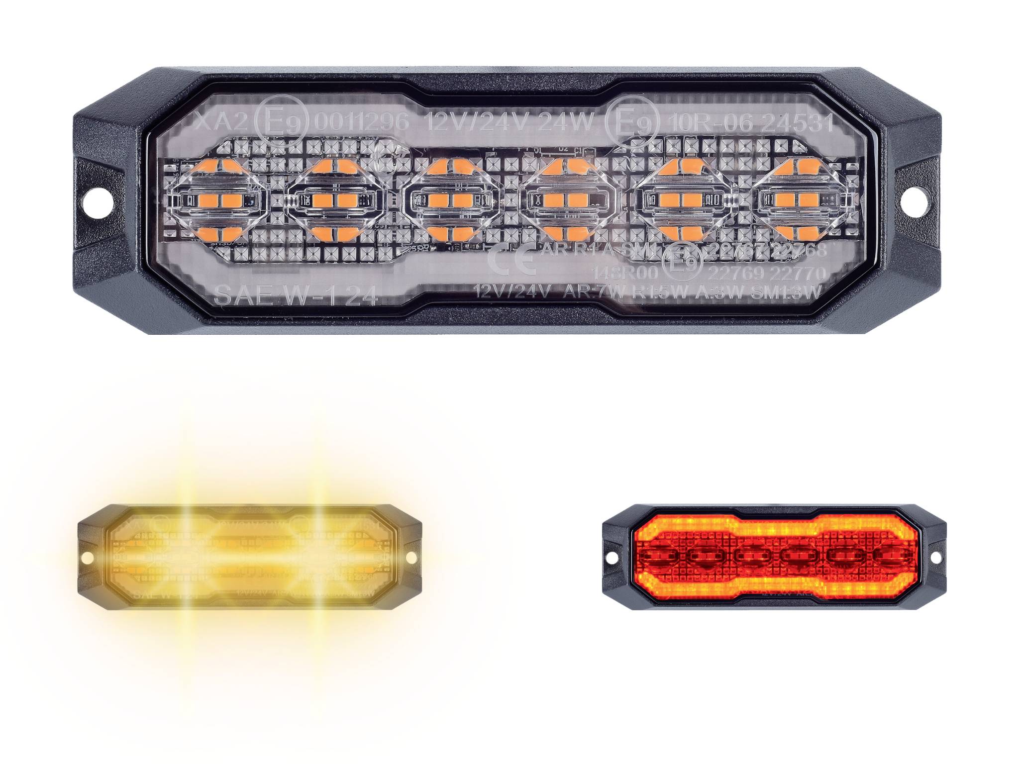 Berger & Schröter Feu de position, Flash avant 12 V, 24 V SM3070H-R1 éclairage de proximité (l x H) 70 mm x 40 mm