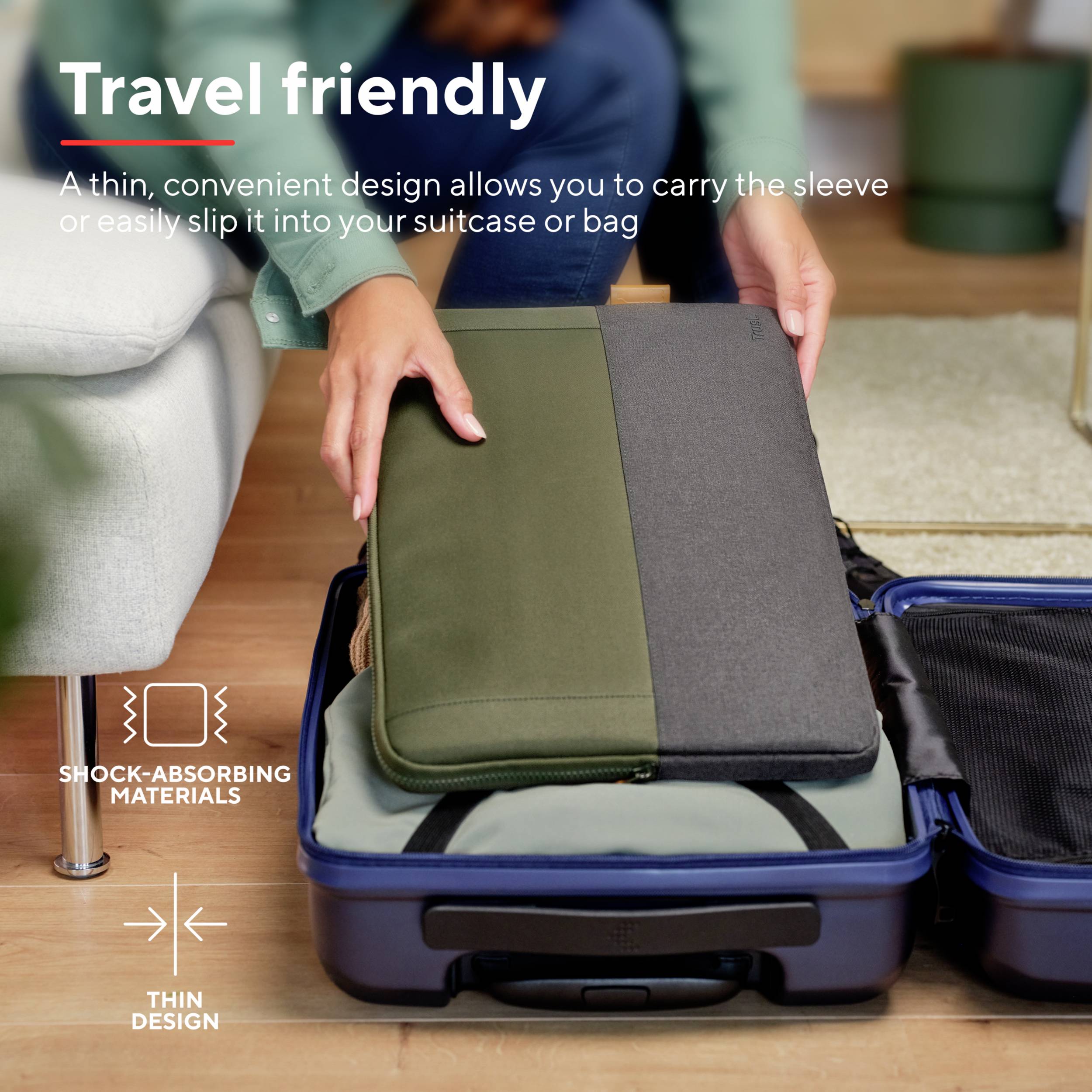 Trust Housse pour ordinateur portable LAPTOP SLEEVE - GREEN