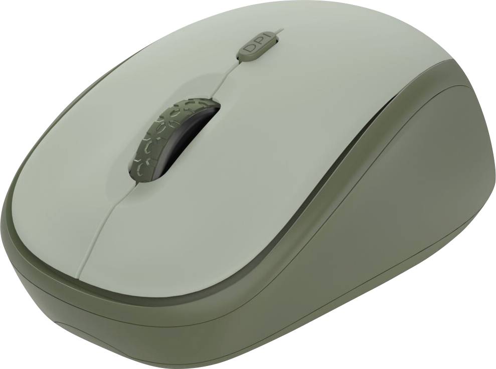Trust YVI+Funkmaus Souris sans fil Green