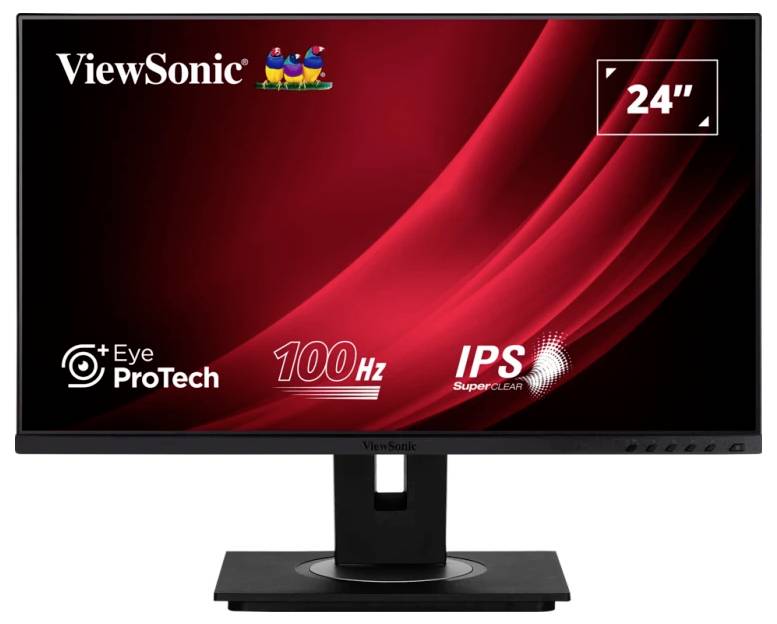 Moniteur LED Viewsonic VG2448A-2 CEE E (A - G) 60.5 cm 23.8 pouces 1920 x 1080 pixels 16:9 5 ms DisplayPort, HDMI™ IPS LED