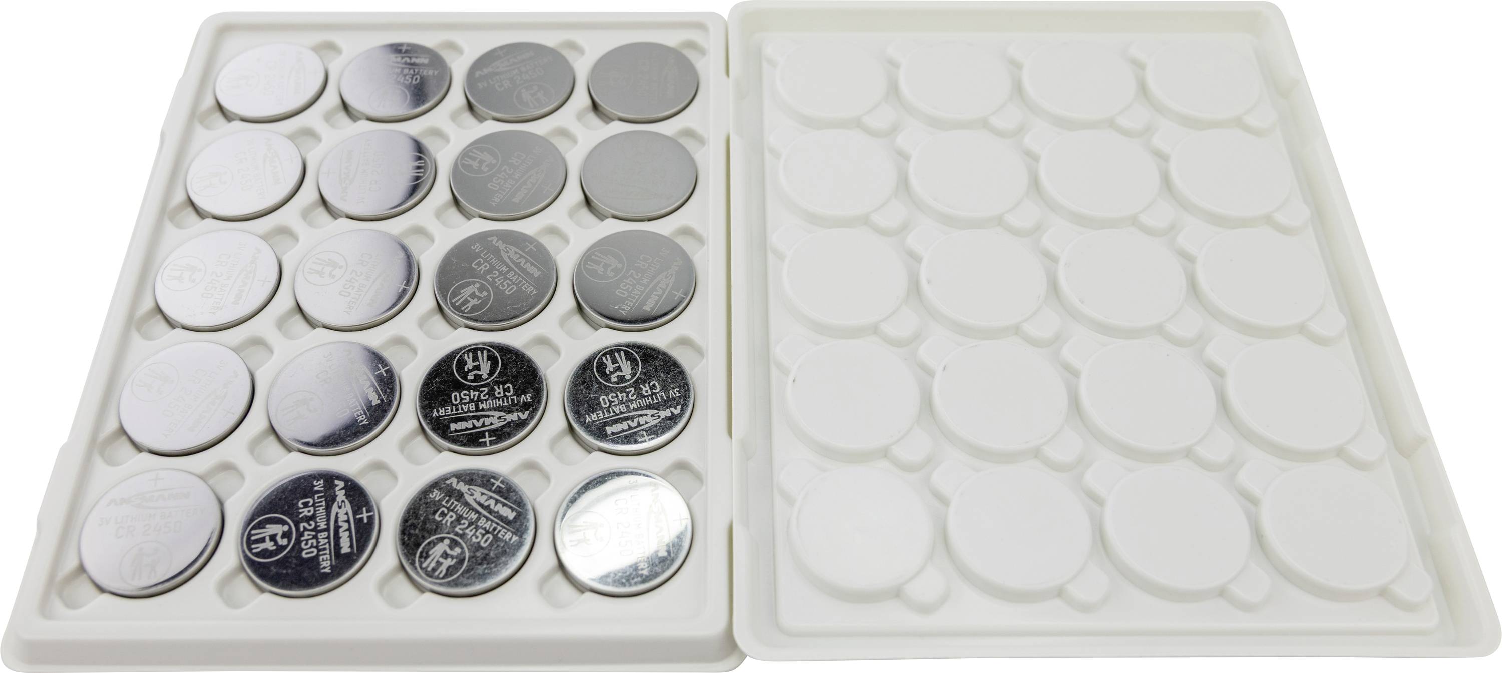 Ansmann Pile bouton 1 pc(s) 630 mAh 20er Tray Lithium Knopfzelle CR2450 Industrial