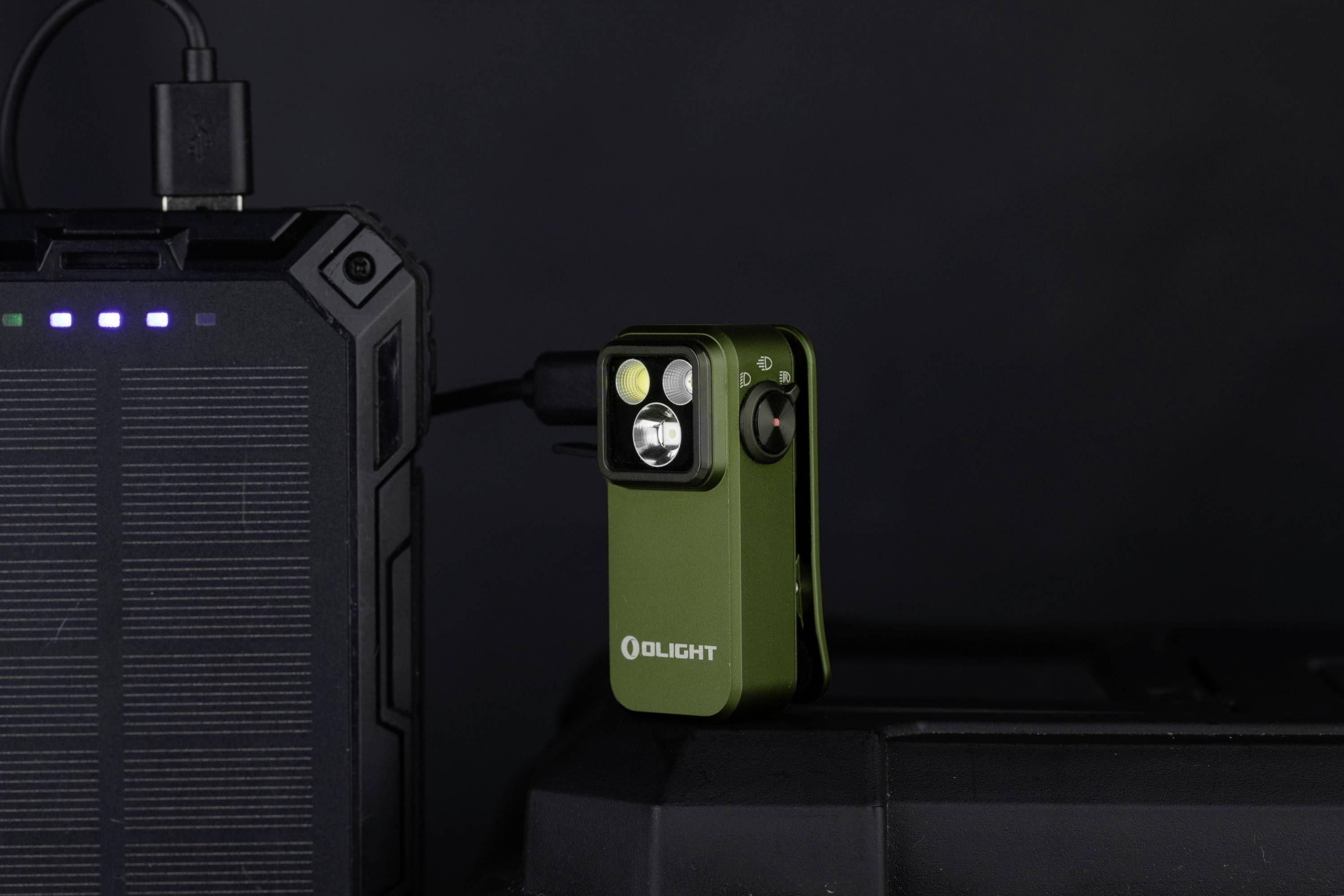 OLight 12974 Olight Oclip Pro green Petite lampe mobile LED vert