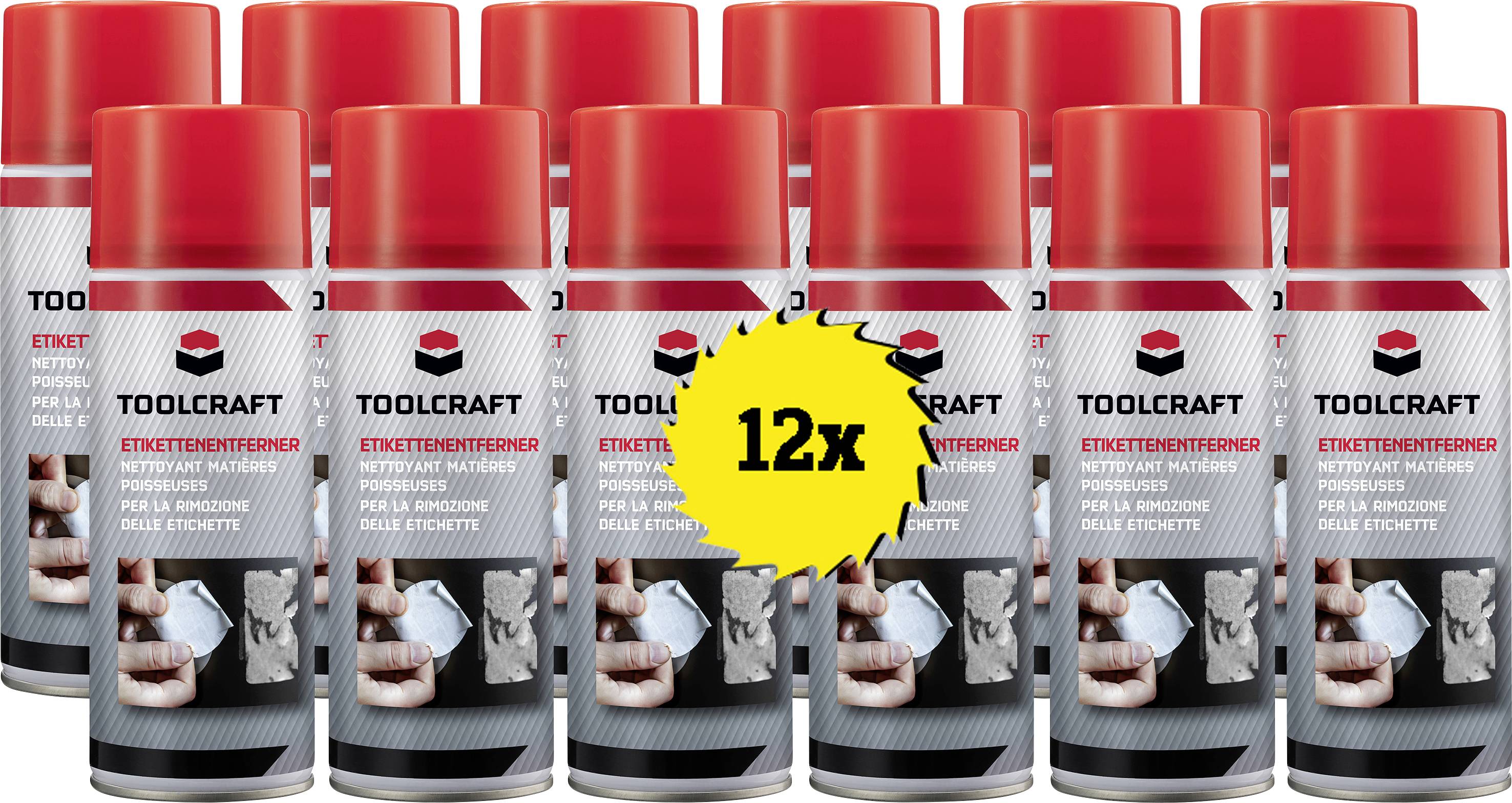 TOOLCRAFT TO-9919809x12 Décolle-étiquette 12 pc(s)