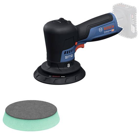 Bosch Professional GPX 12V-125 06019L4100 Polisseuse excentrique sans fil 12 V 1400 - 7000 tr/min 125 mm