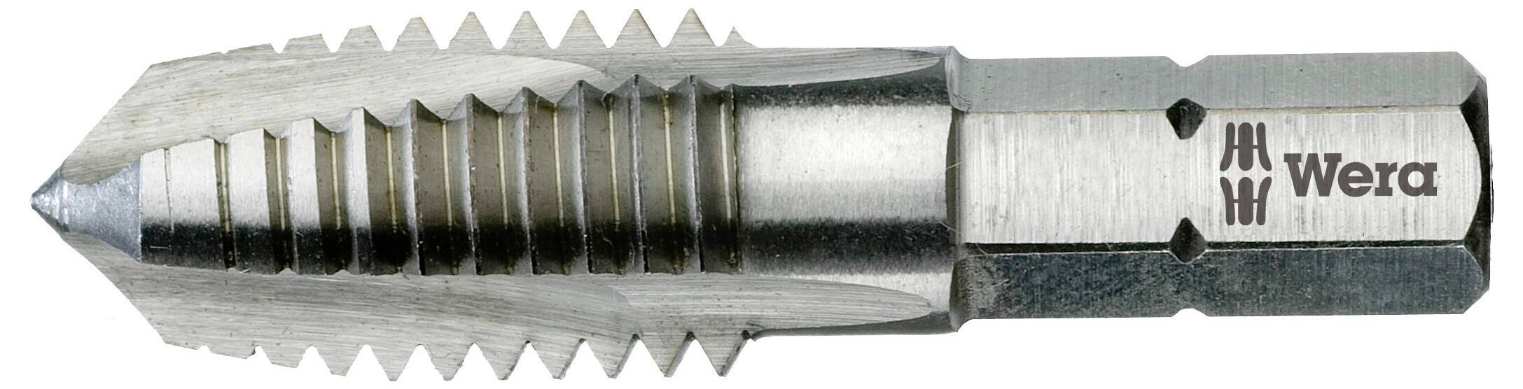 Wera 05104754001 Taraud 7 pièces métrique coupe à droite DIN ISO 1173, DIN 3126 HSS 1 set