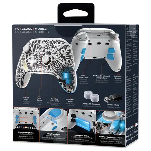 Power A OPS v1 "Fortnite Edition" Manette PC, Xbox Series X, Xbox Series S, Android, iOS blanc, noir Power A OPS v1 "Fortnite Edition" Manette PC, Xbox Series X, Xbox Series S, Android, iOS blanc, noir