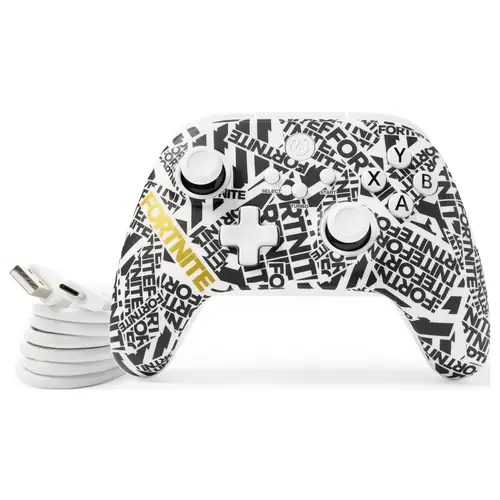 Power A OPS v1 "Fortnite Edition" Manette PC, Xbox Series X, Xbox Series S, Android, iOS blanc, noir Power A OPS v1 "Fortnite Edition" Manette PC, Xbox Series X, Xbox Series S, Android, iOS blanc, noir
