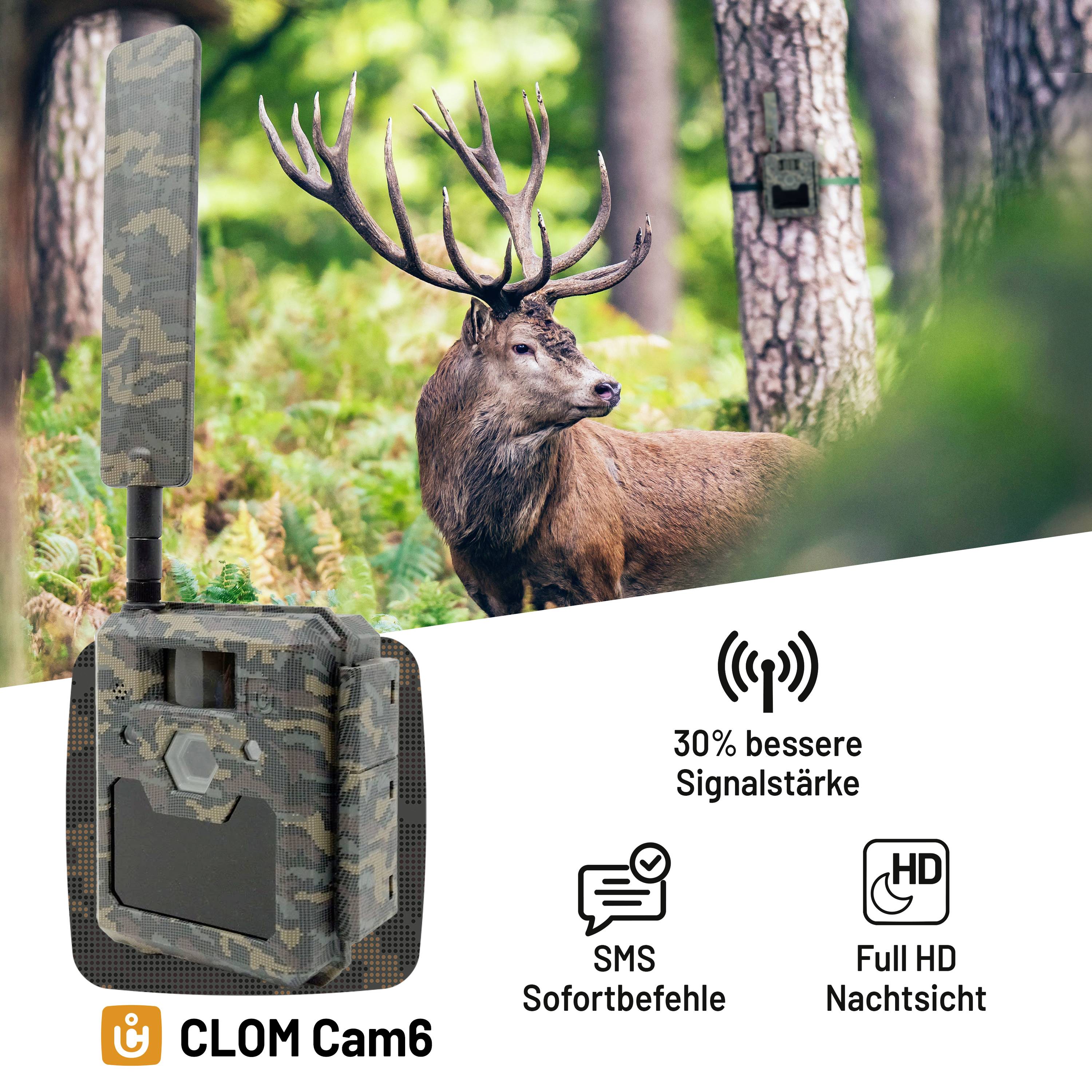 Caméra de chasse ICU CLOM Cam6 camouflage