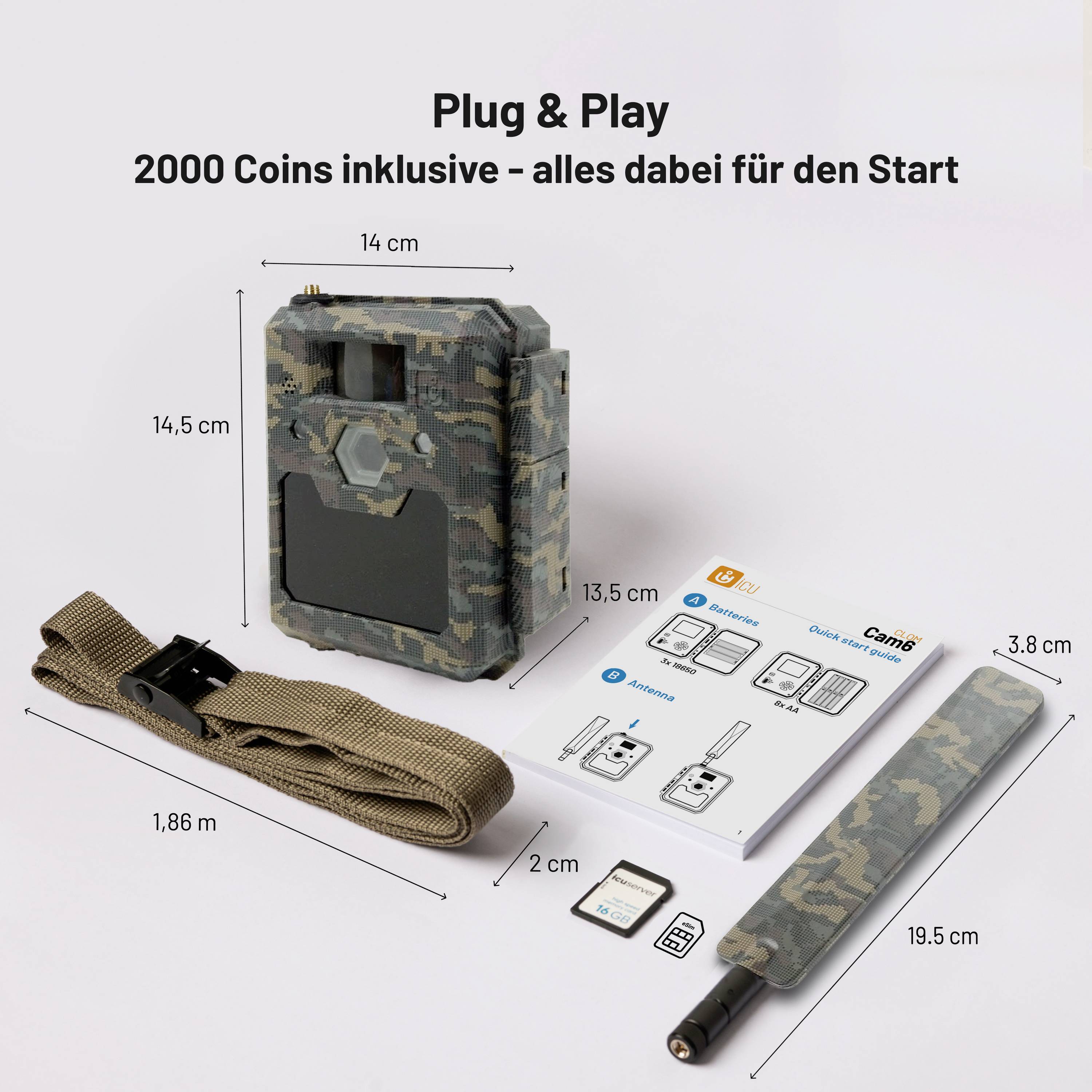 Caméra de chasse ICU CLOM Cam6 camouflage