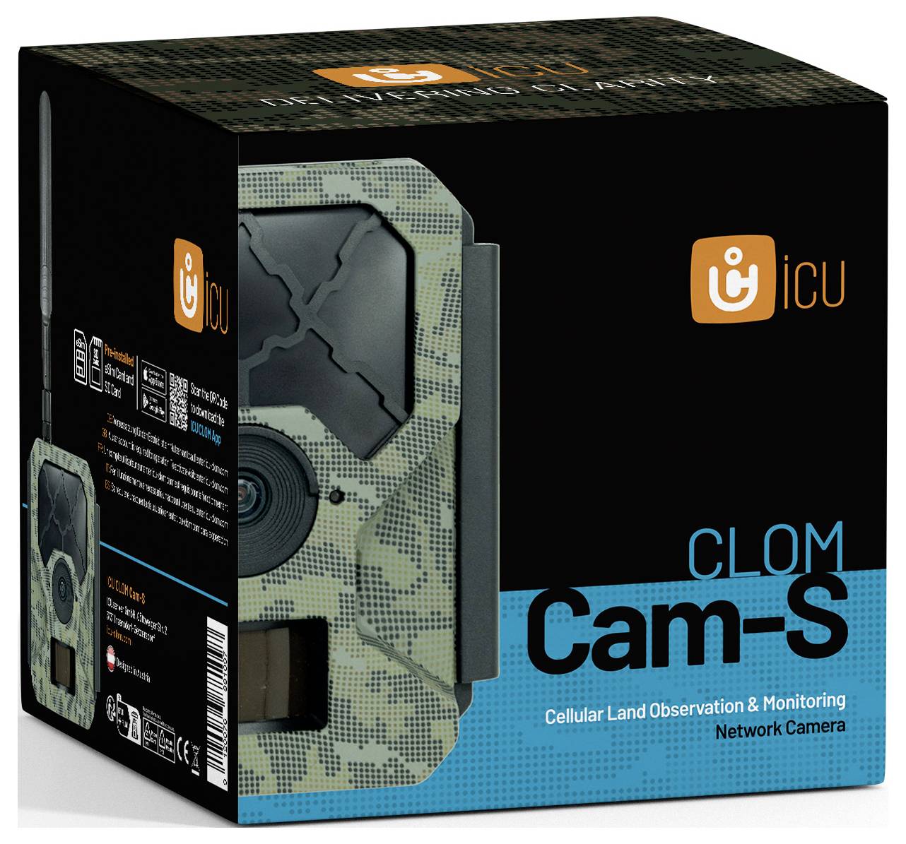 Caméra de chasse ICU CLOM Cam-S camouflage vert